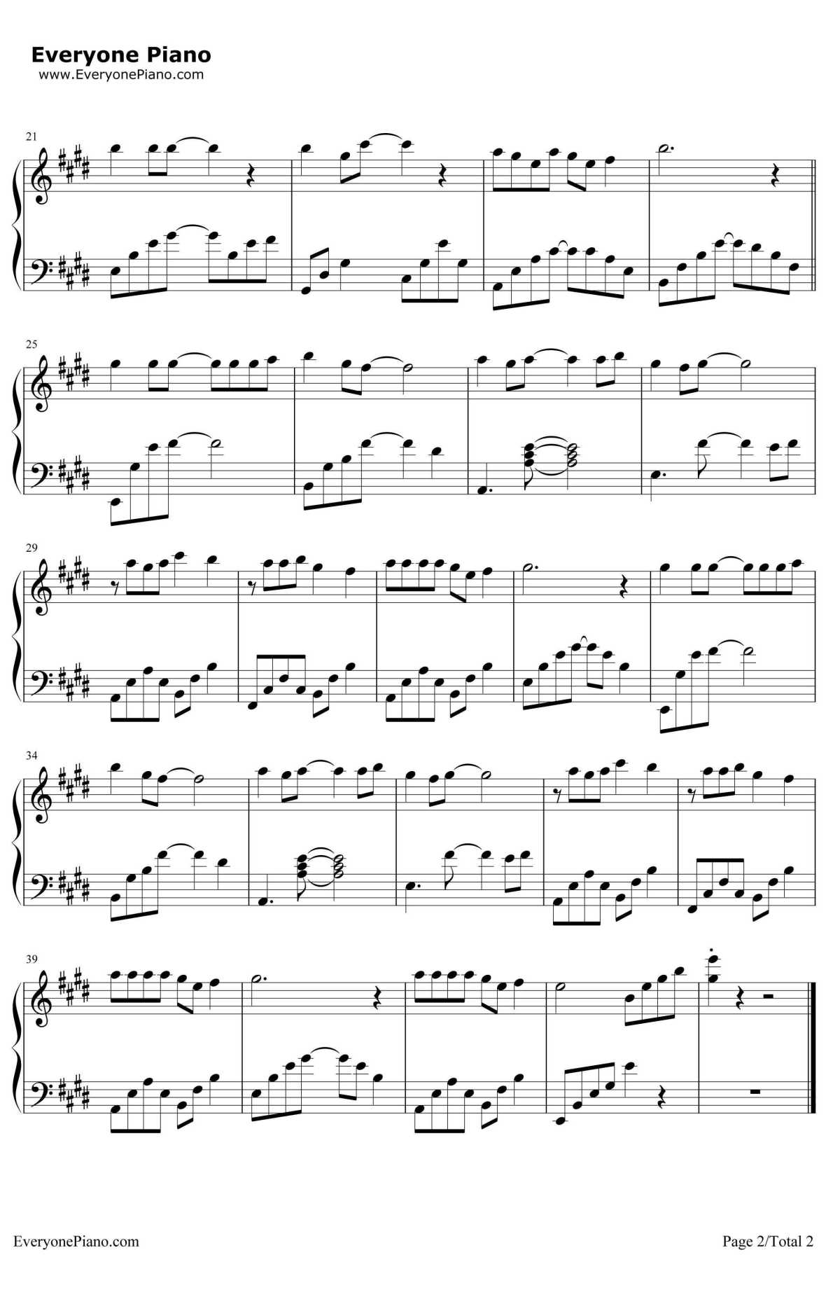 龙骑伙伴钢琴谱2