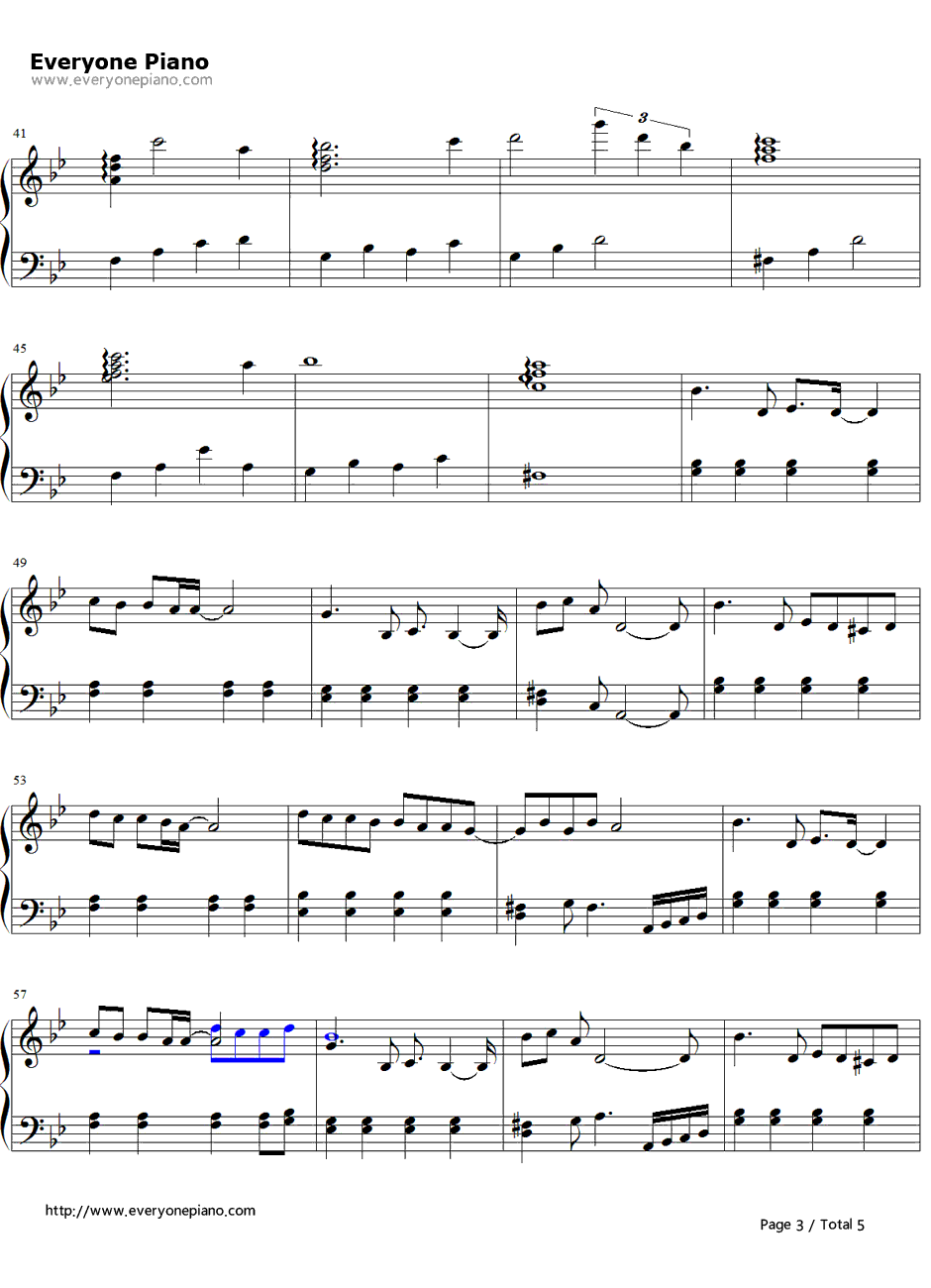 日月凌空钢琴谱3