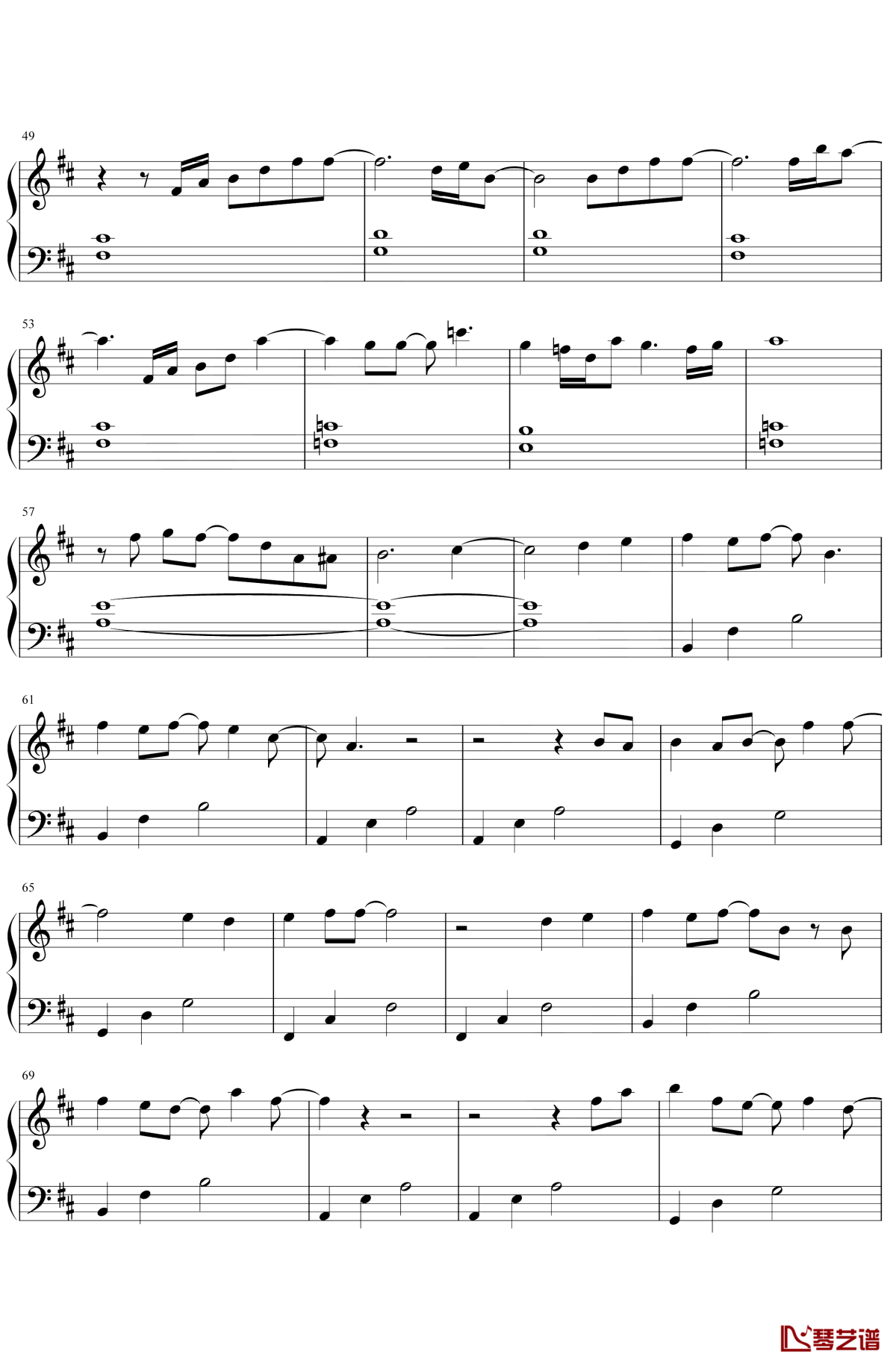 知否知否钢琴谱3