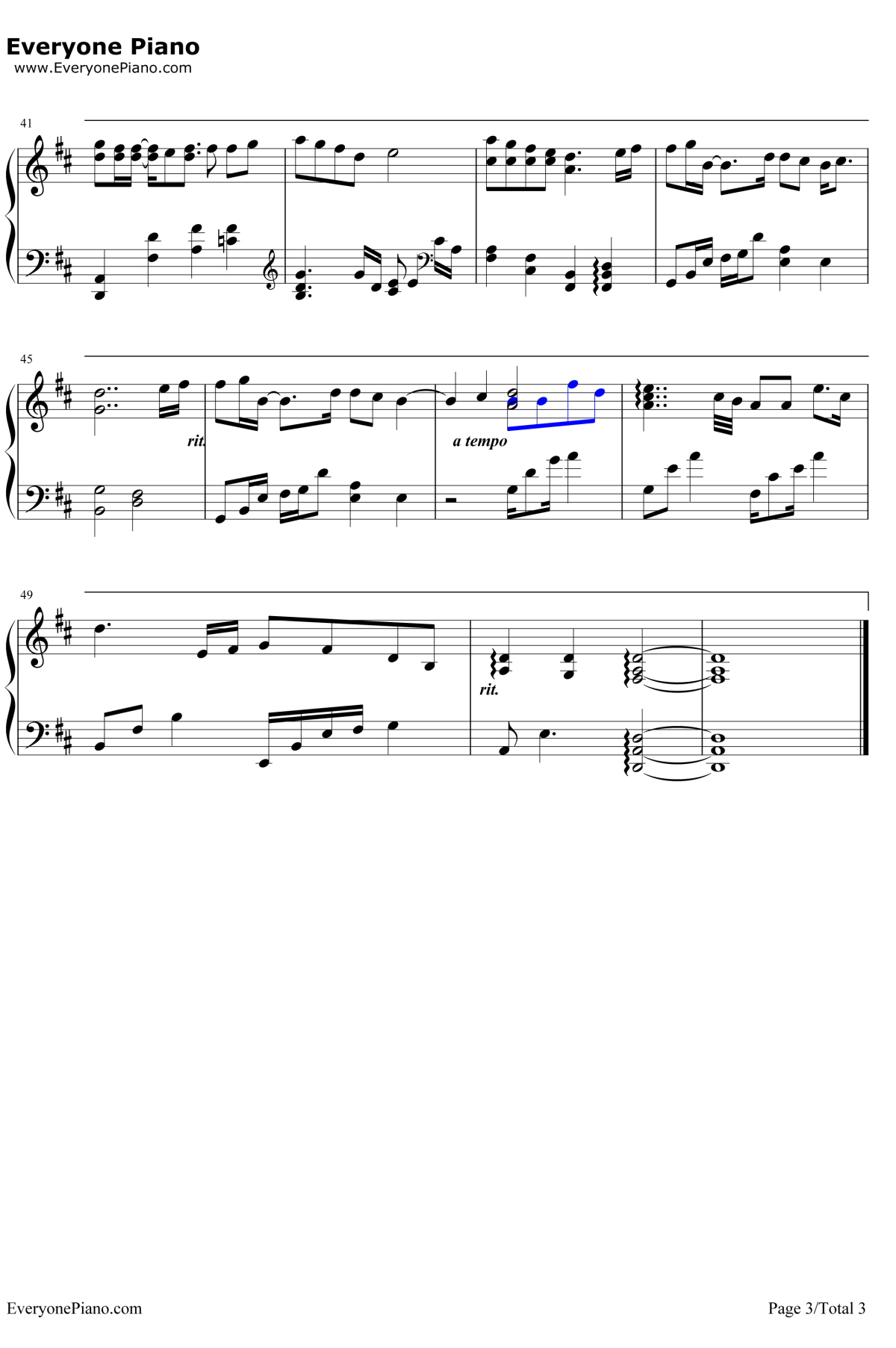 那些你很冒险的梦钢琴谱3