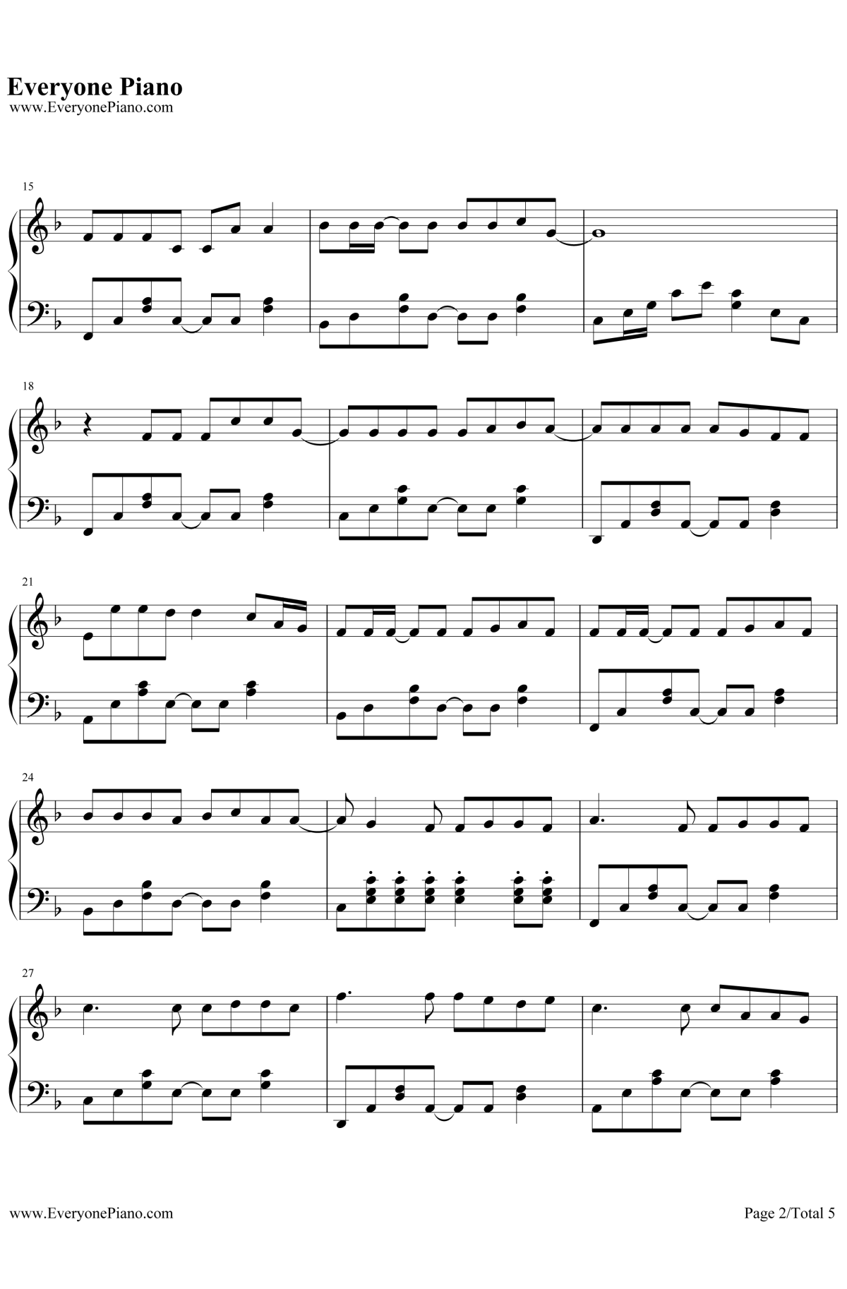 有何不可钢琴谱2