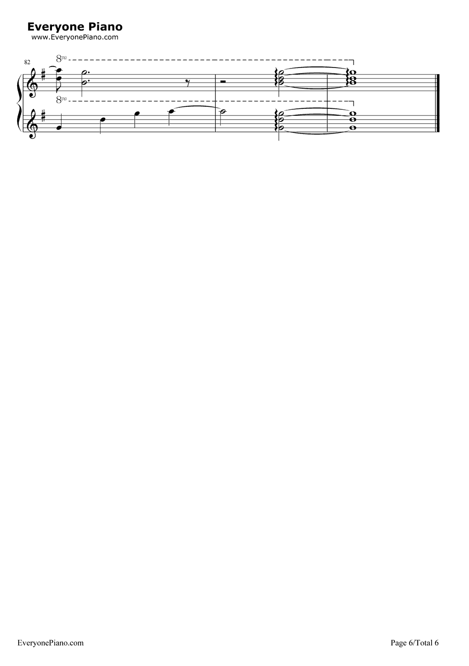 失落沙洲钢琴谱6