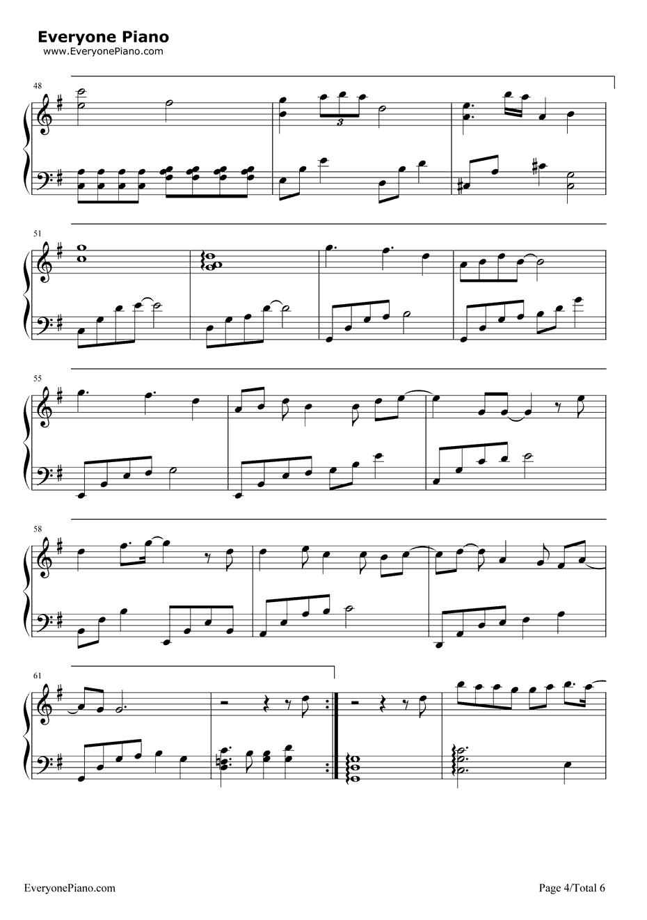 失落沙洲钢琴谱4