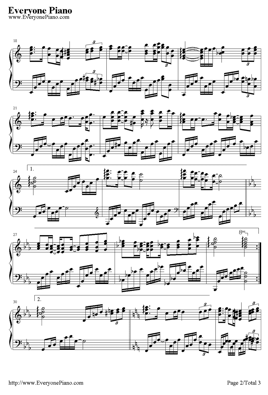 想唱就唱钢琴谱2