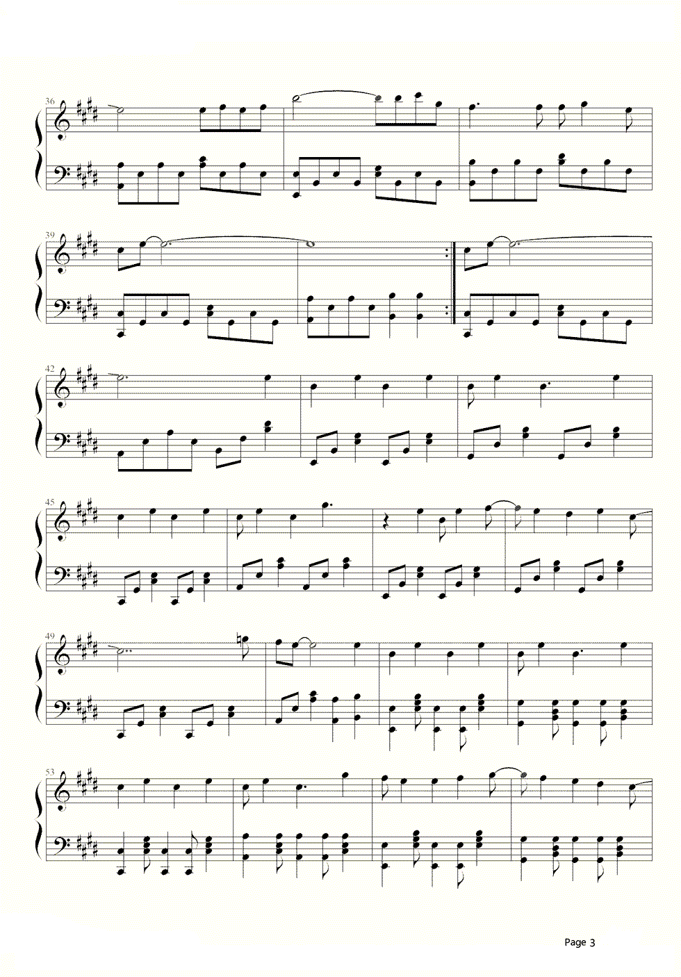 话说夏娃钢琴谱3