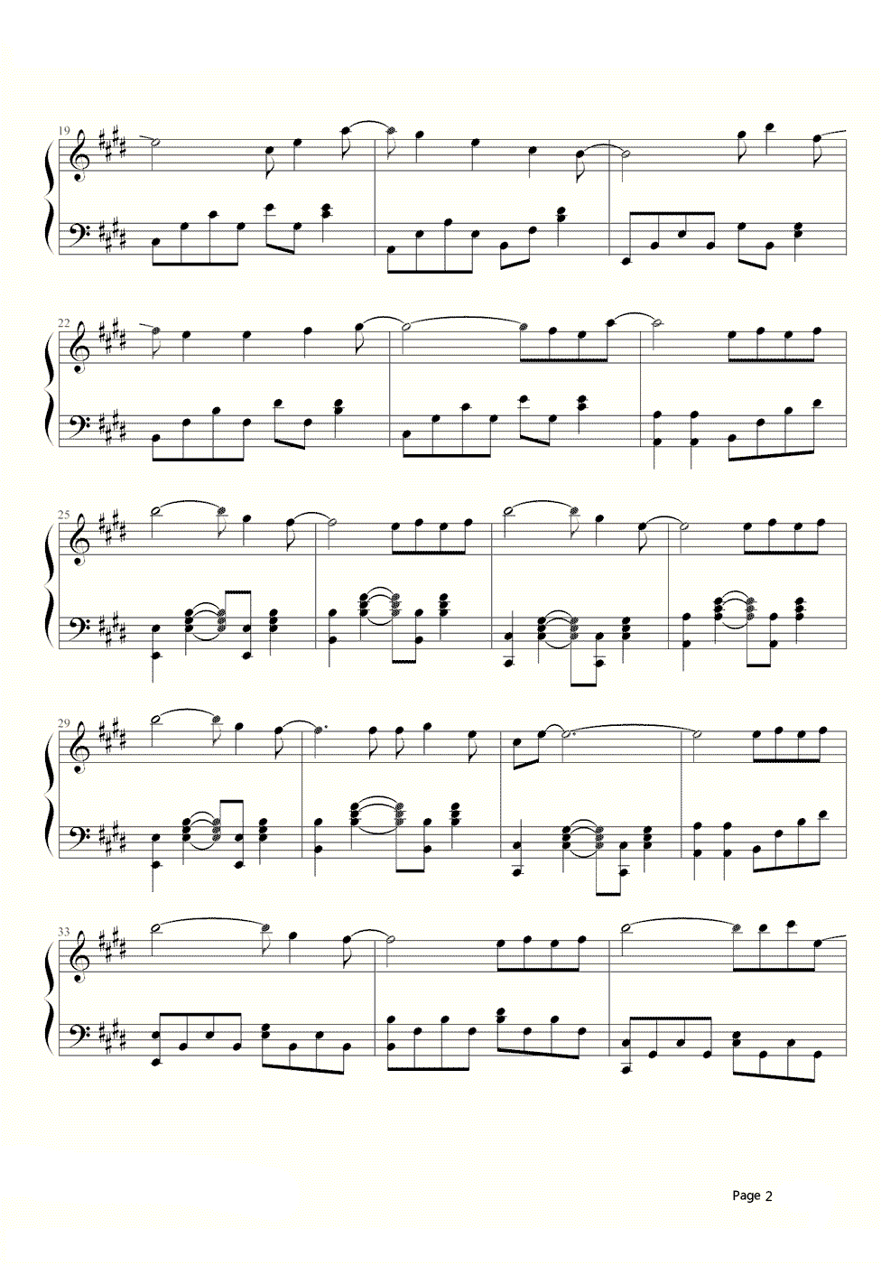 话说夏娃钢琴谱2