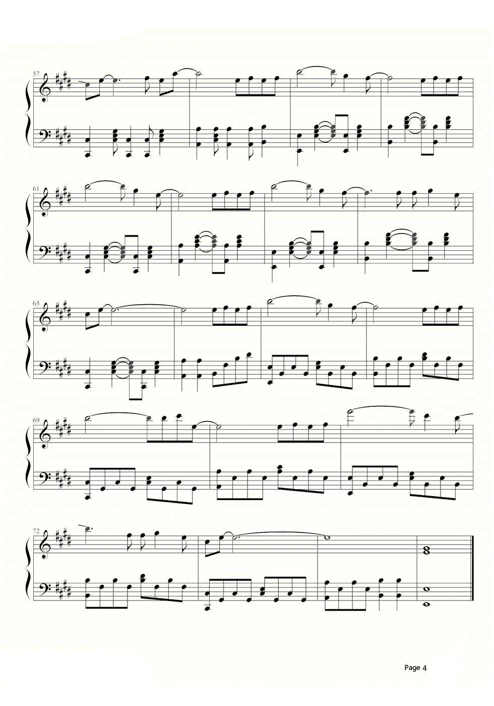 话说夏娃钢琴谱4