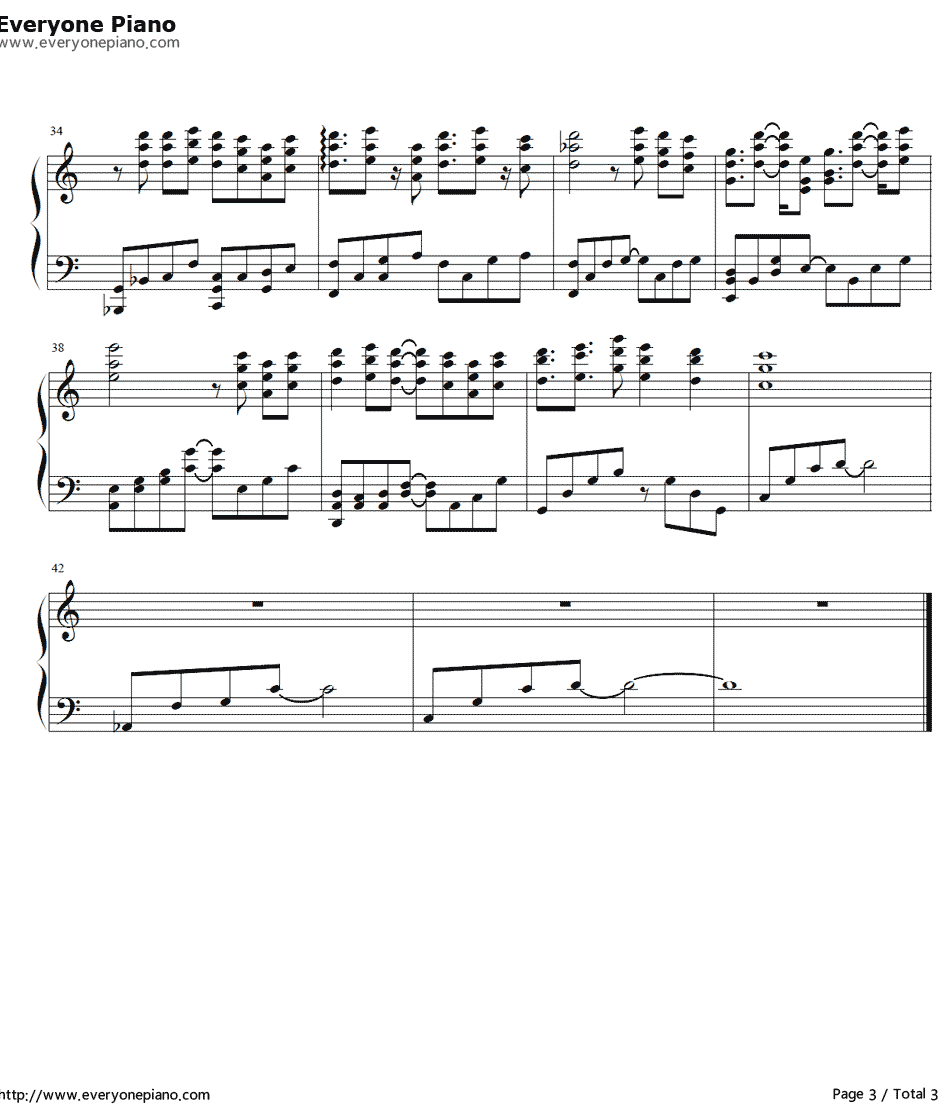 红尘客栈钢琴谱3