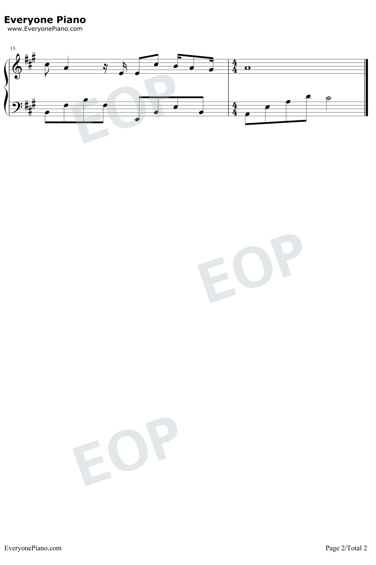 浪人琵琶钢琴谱2