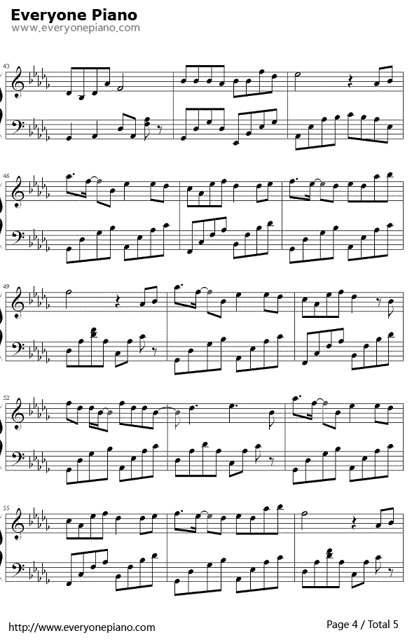 清明雨上钢琴谱4