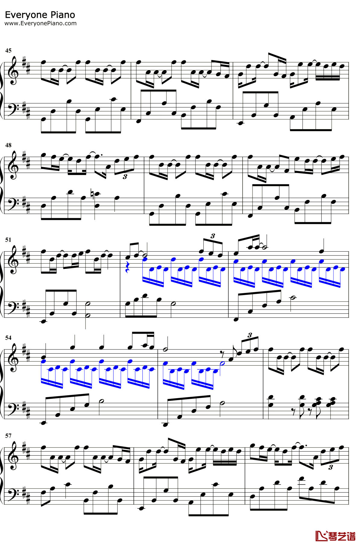 忽而今夏钢琴谱4