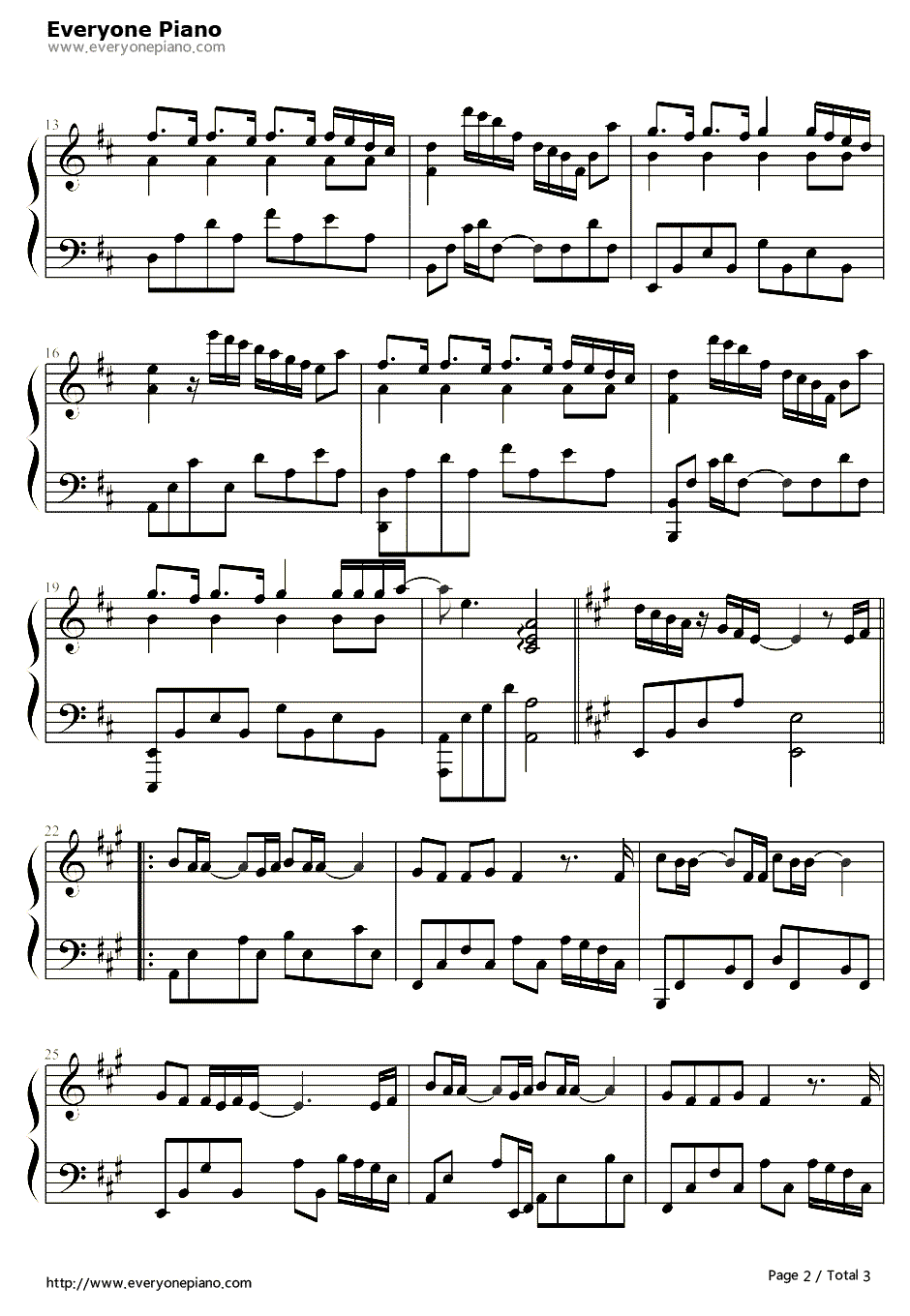 风吹麦浪钢琴谱2