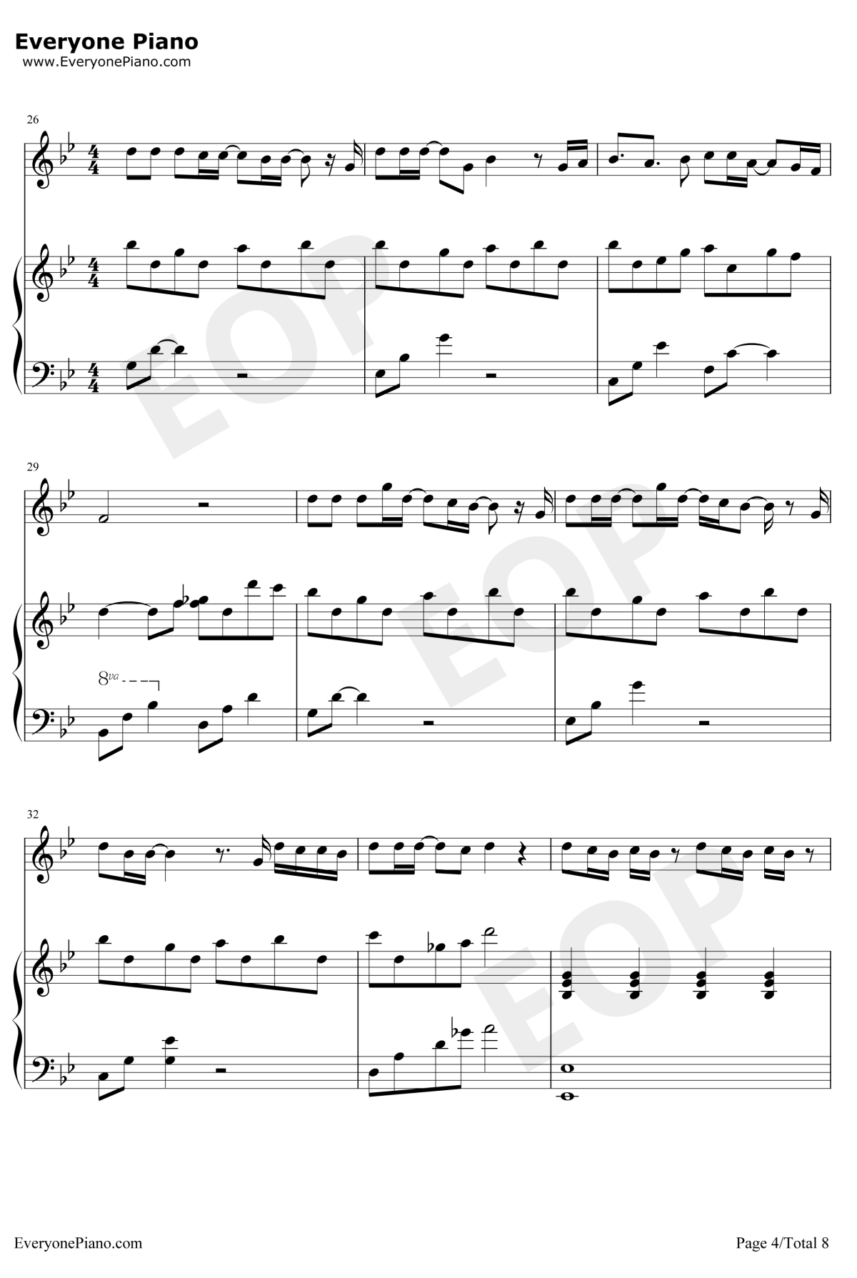 回忆的沙漏钢琴谱4