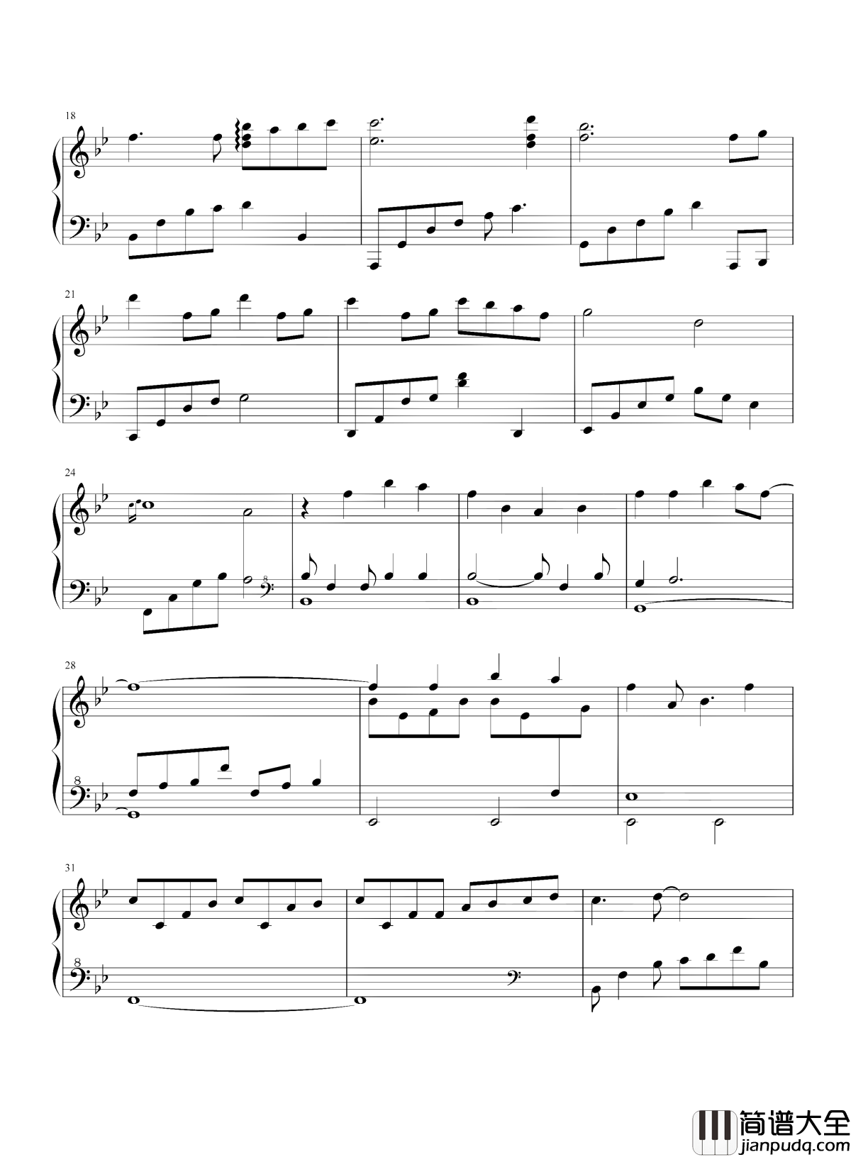 最好的朋友在身边钢琴谱_完美的人生就是_最好的朋友在身边，最爱的人就在对面