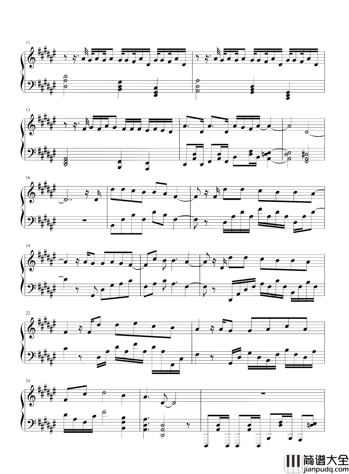 寒鸦少年钢琴谱_华晨宇_斗破苍穹主题曲，孤寂少年带你燃爆青春