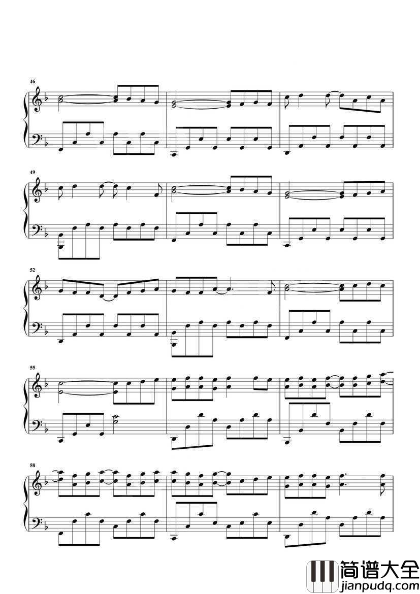 孩子钢琴谱_华晨宇_做最纯真的自己