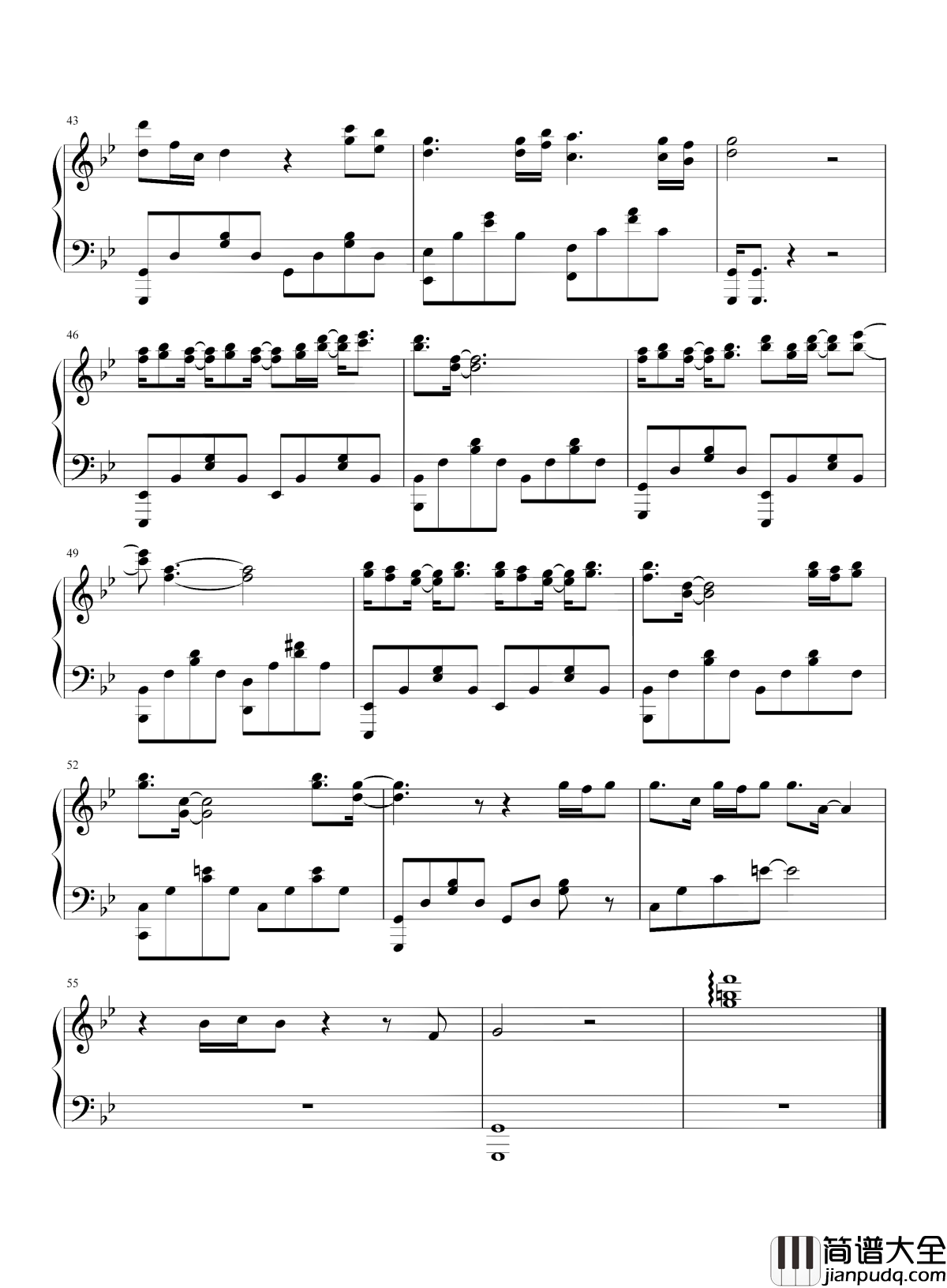 双影钢琴谱_张惠妹/林忆莲_电视剧如懿传主题曲