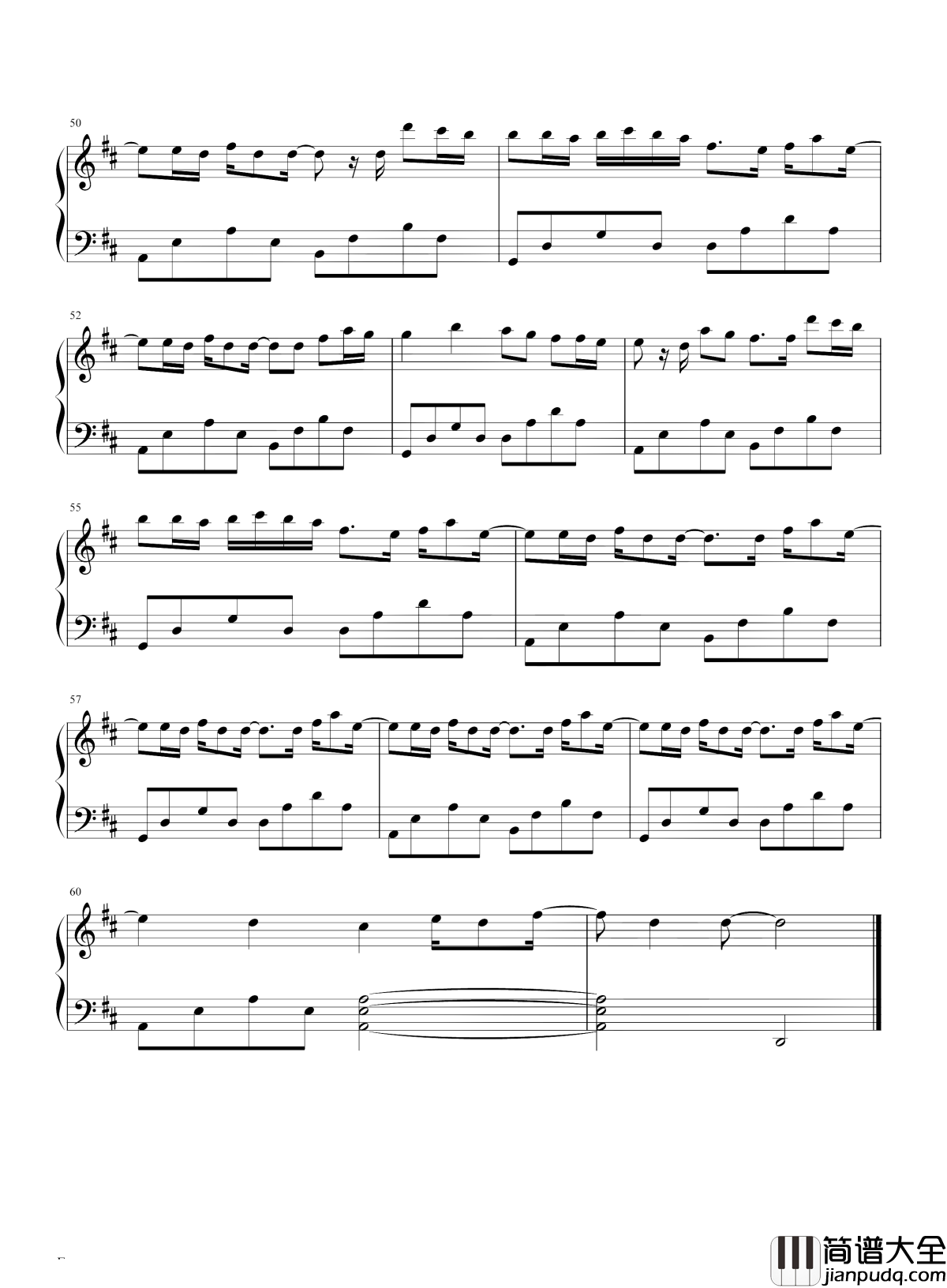 一百万个可能钢琴谱_Christine_Welch_你终于出现就是那个瞬间