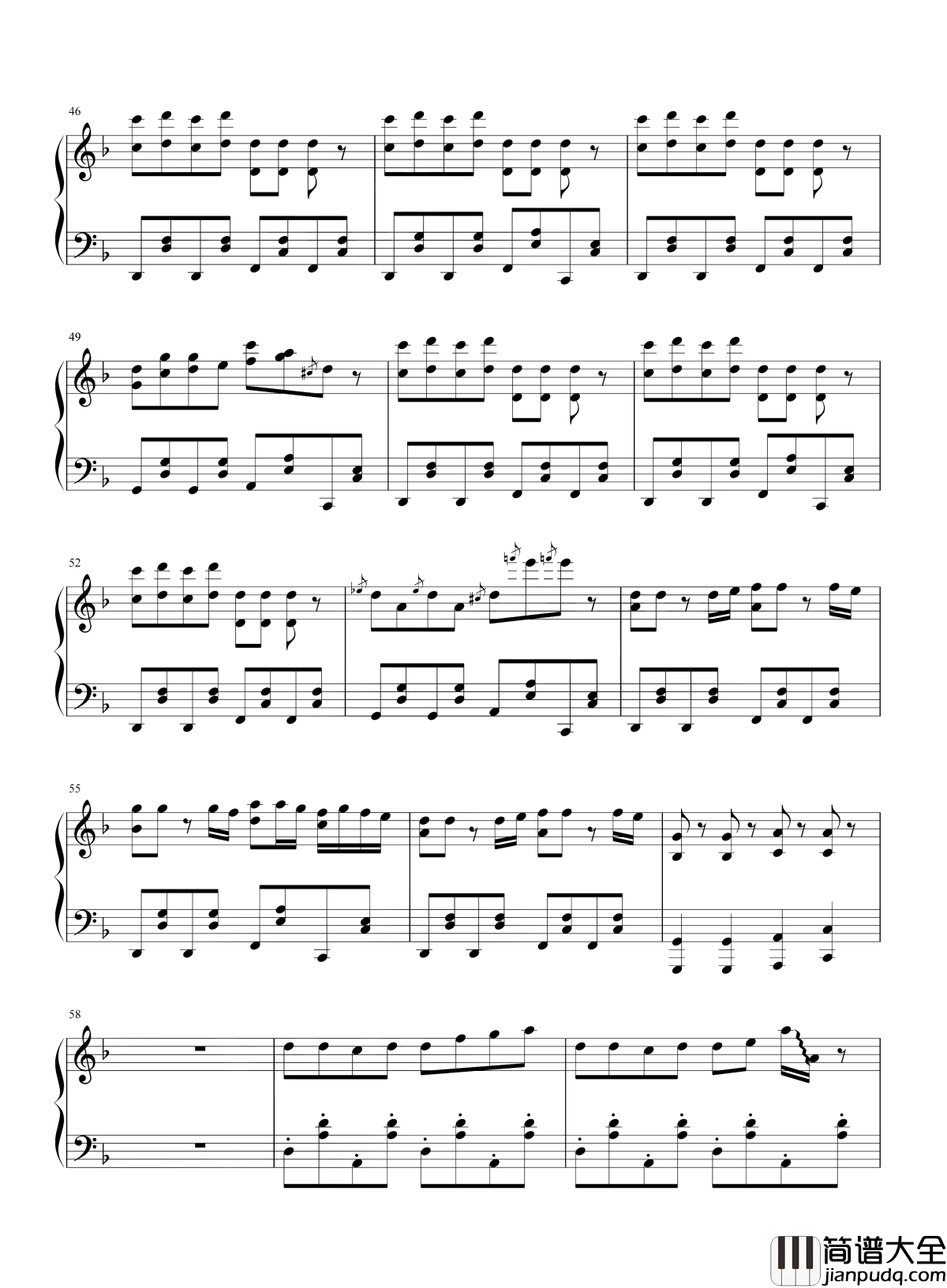 卡路里钢琴谱_火箭少女101_自己的美丽要靠自己守护