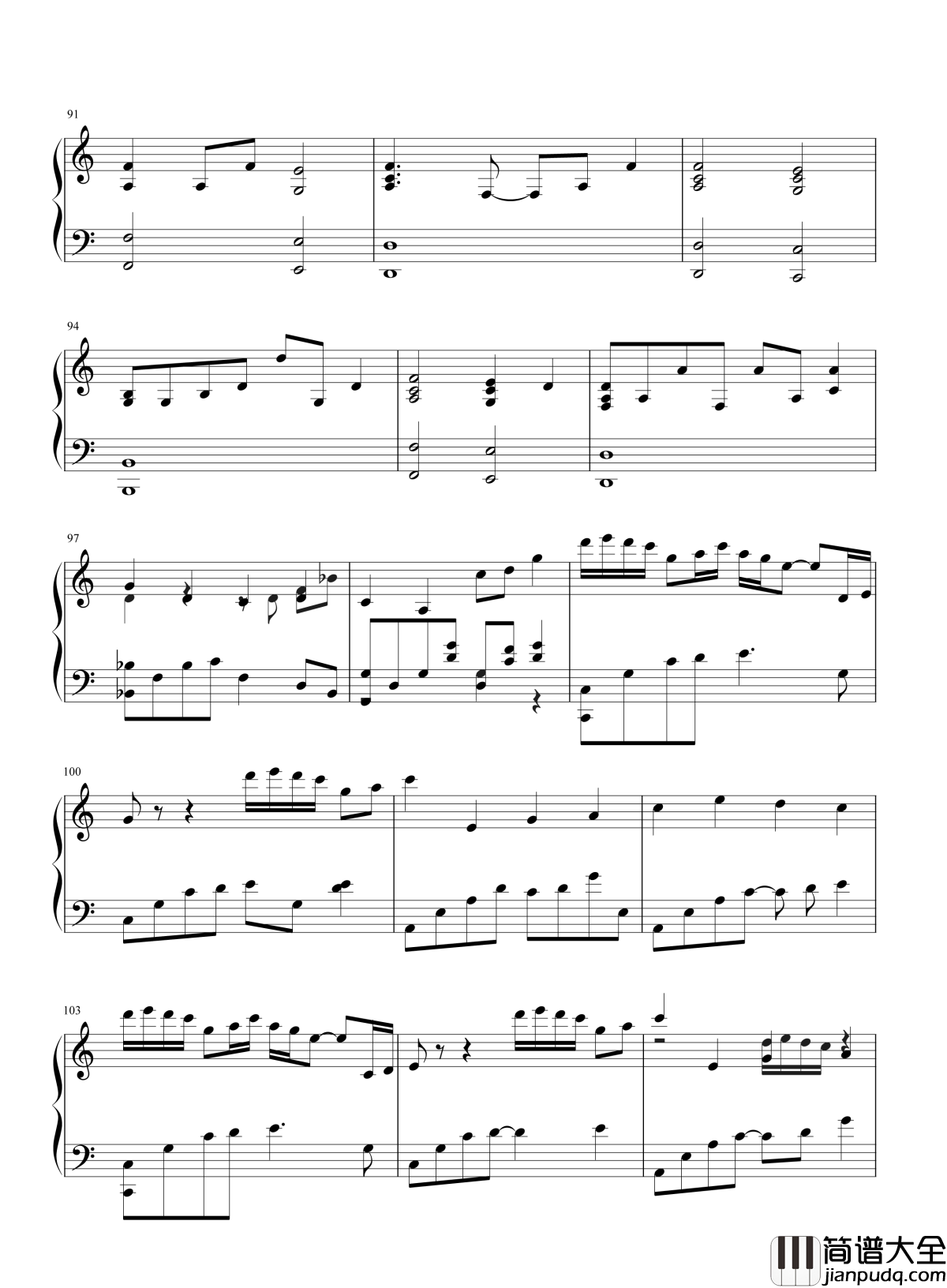 彩蝶舞夏钢琴谱_何真真_漫步江南水乡，甚是惬意