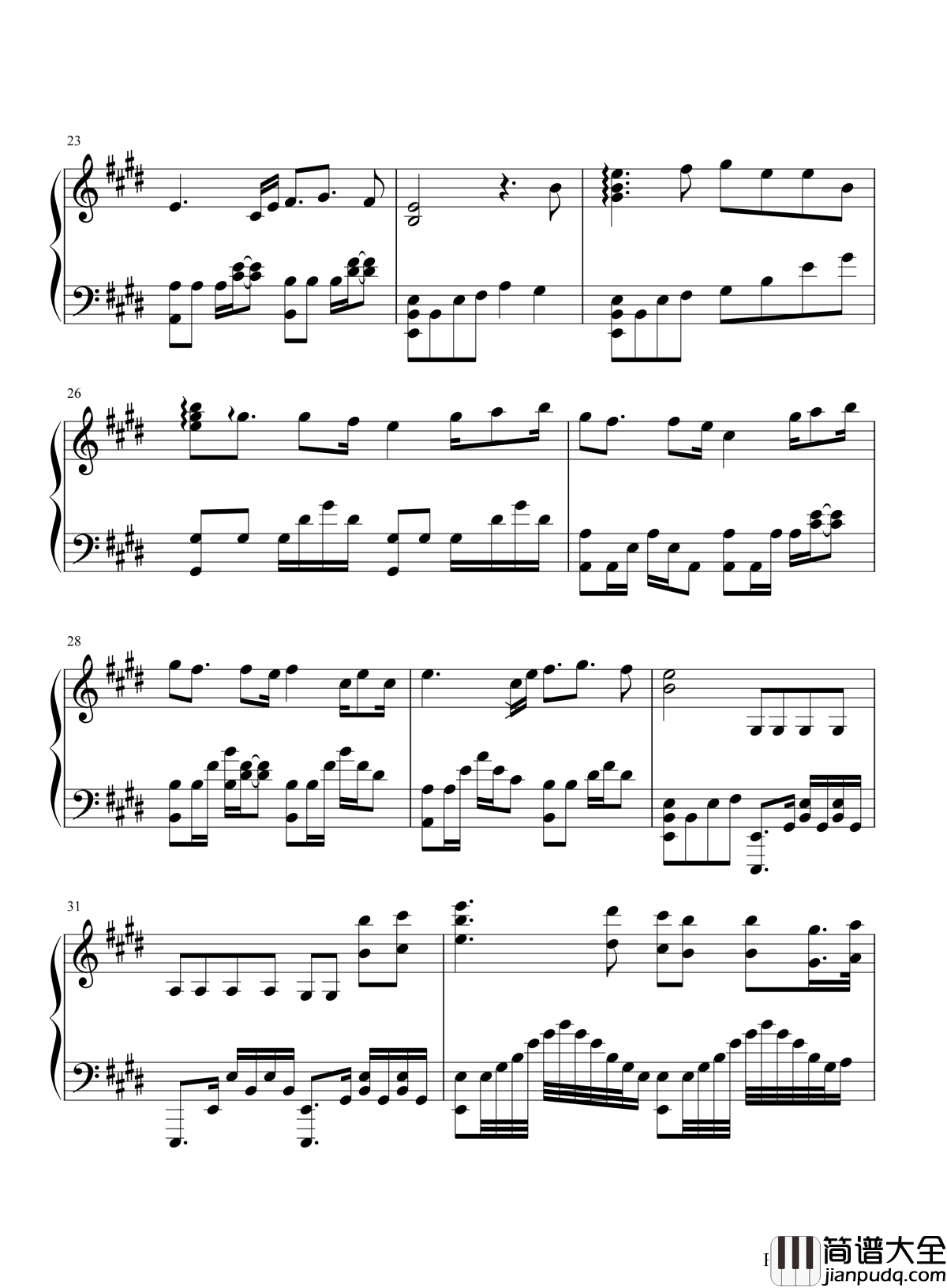 以人民的名义钢琴谱_韩磊_江映蓉_以人民的名义_托付你