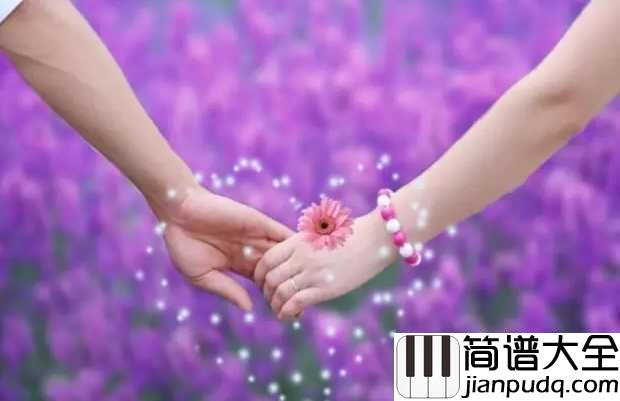 牵手钢琴谱_苏芮_人生风雨携手到老