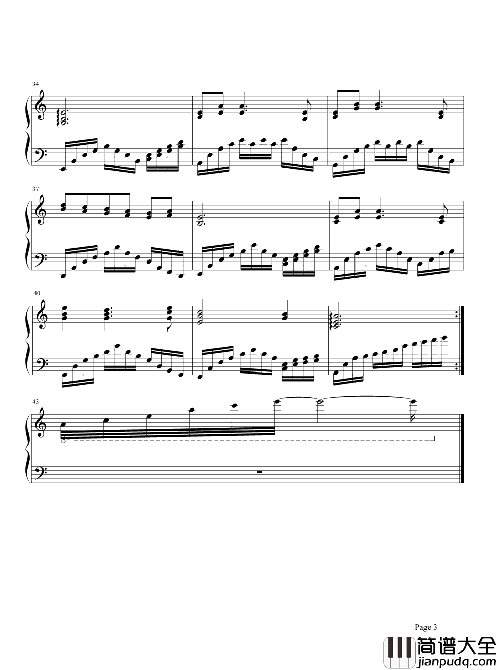 相思钢琴谱_毛阿敏_红豆生南国，是很遥远的事情