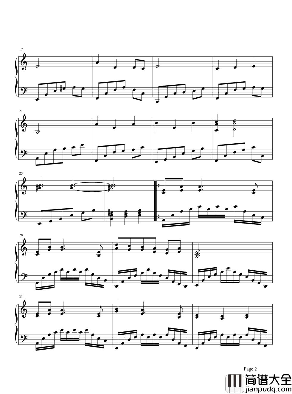 相思钢琴谱_毛阿敏_红豆生南国，是很遥远的事情