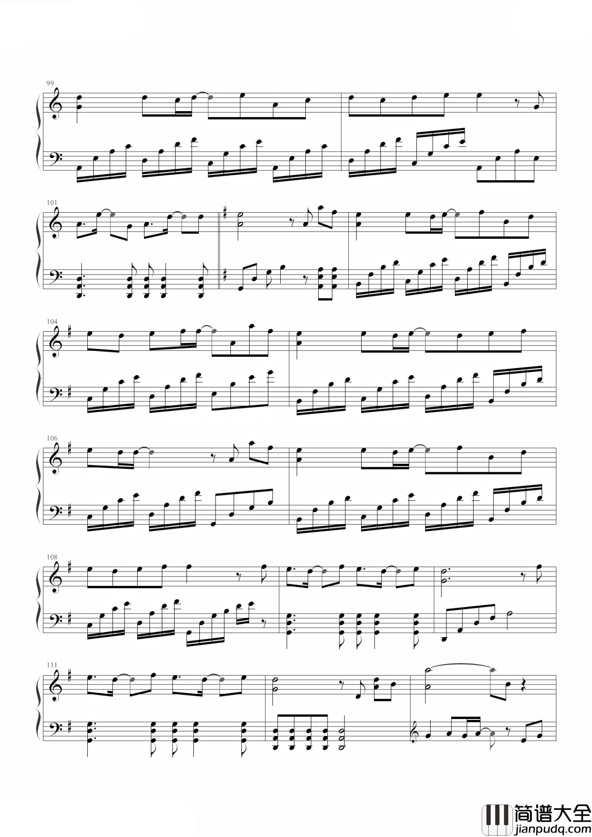 世末歌者钢琴谱_洛天依_我们自己的经历，我们的悲欢离合