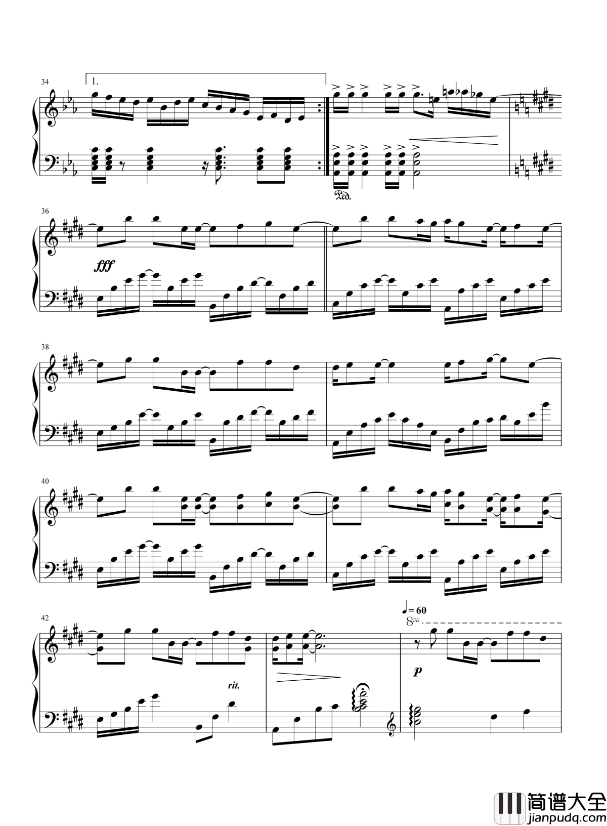 那么骄傲钢琴谱_金海心_别那么骄傲，我随时都会走掉