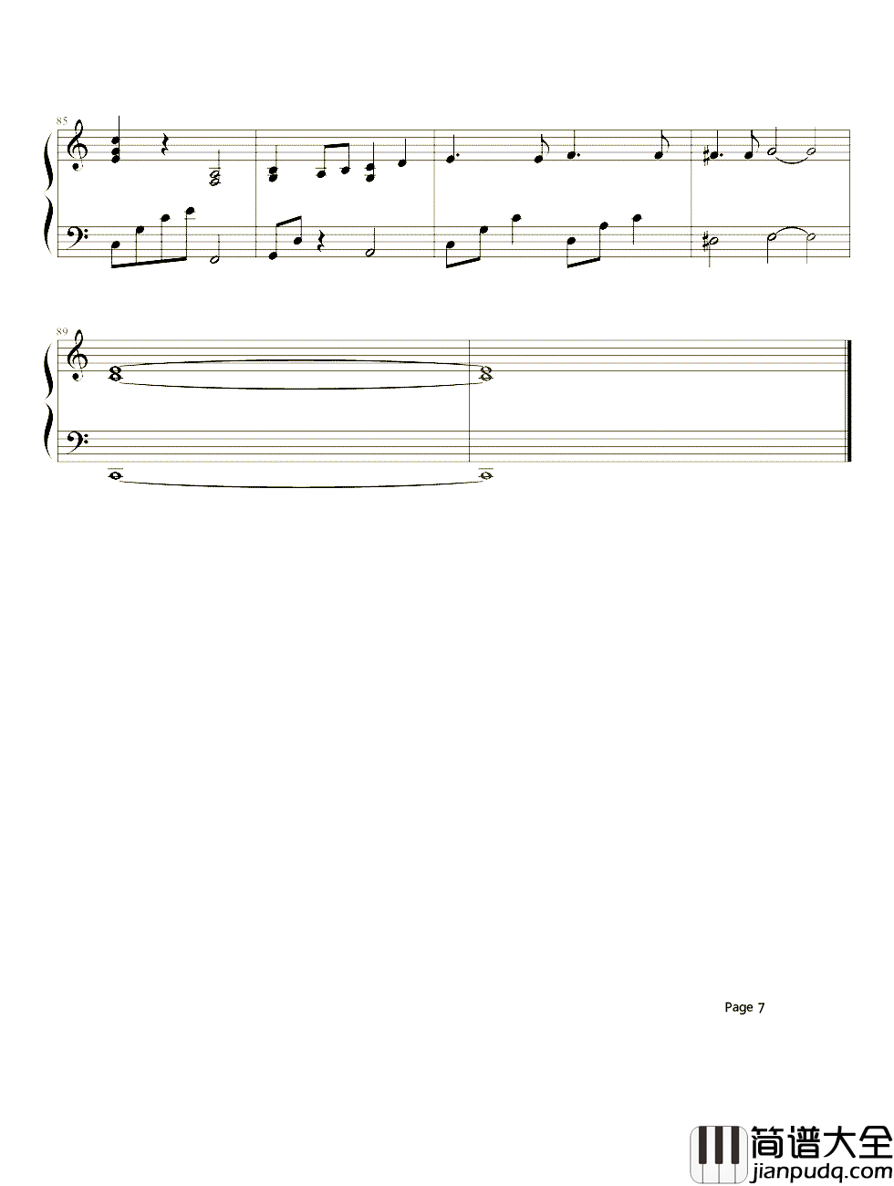 三吋日光钢琴谱_梁静茹_你为我敞开的天窗一段日光落在手心