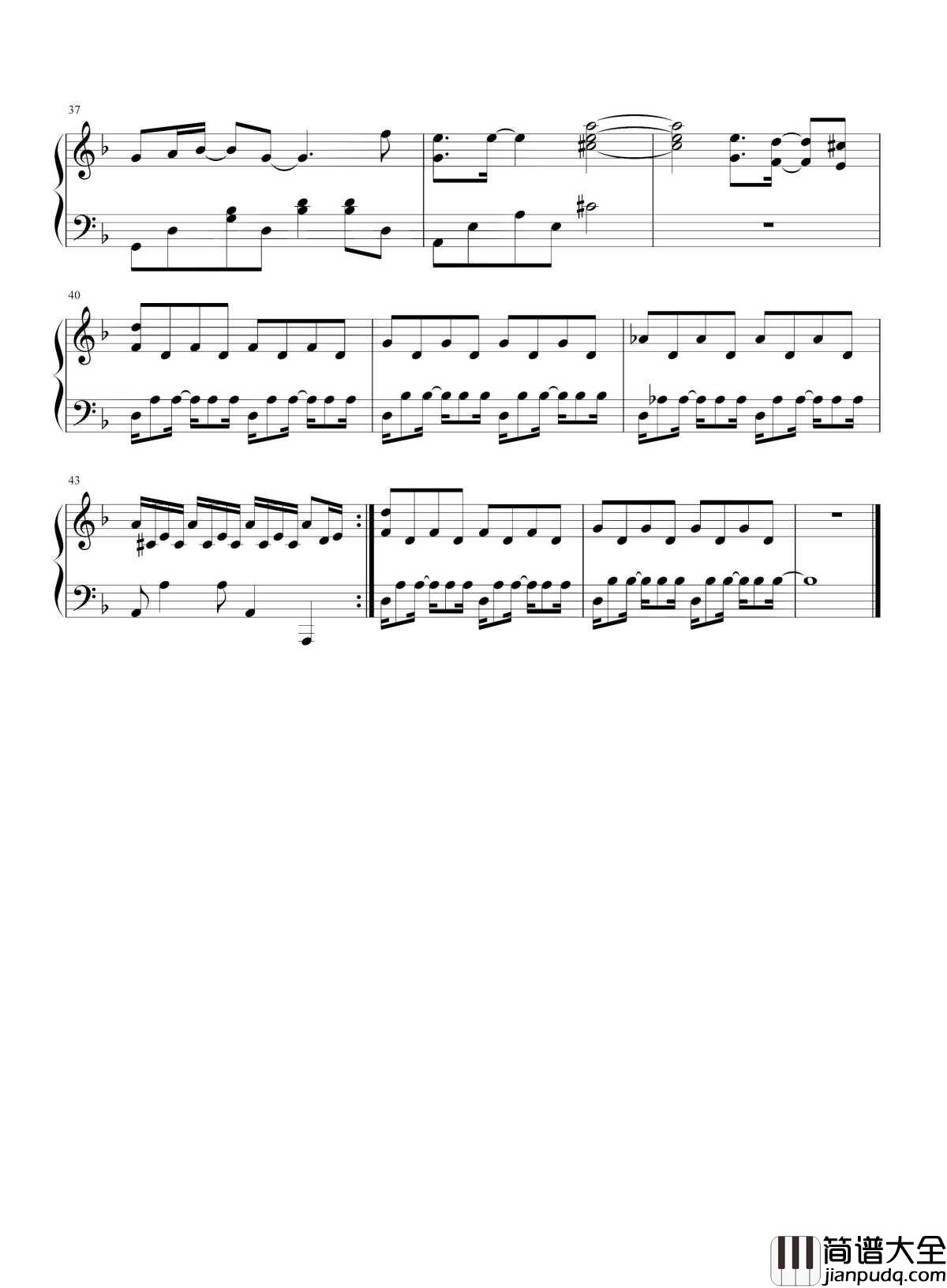 傲红尘钢琴谱_尤长靖_幅灵动画卷映入人心深处