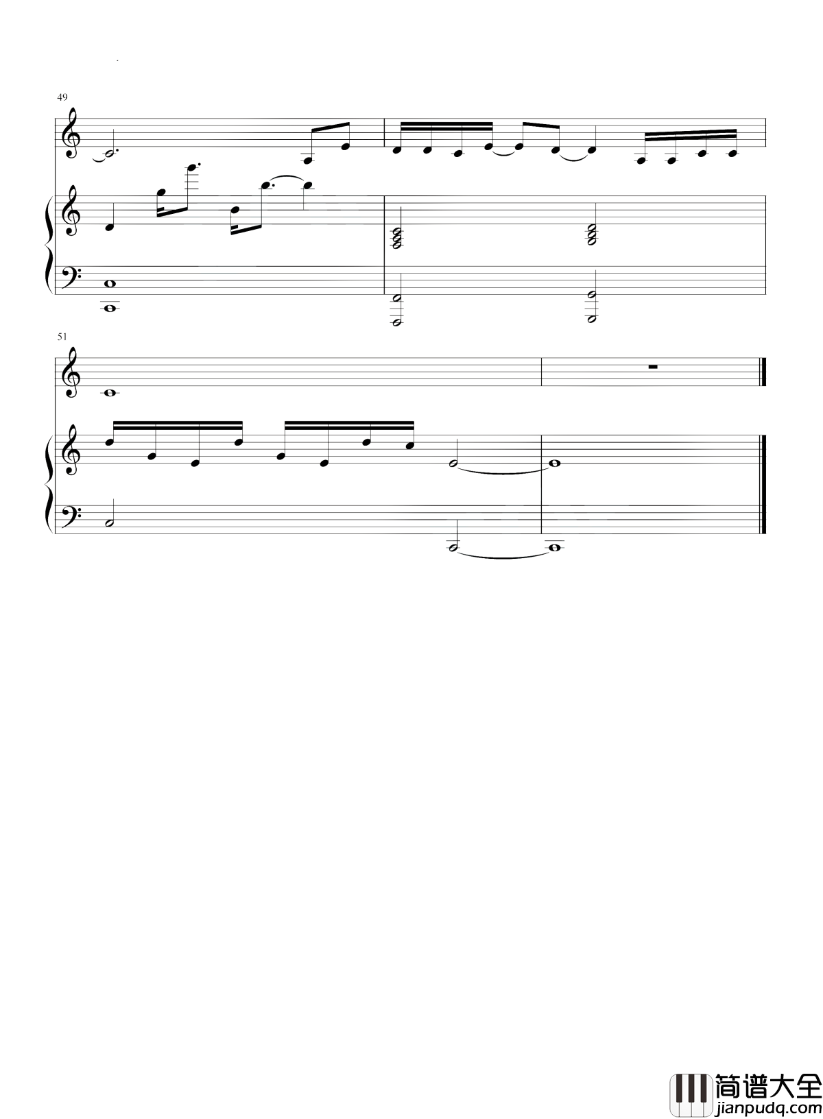 可能否钢琴谱_木小雅_遇见过的绝望，都能成为最美的盛放