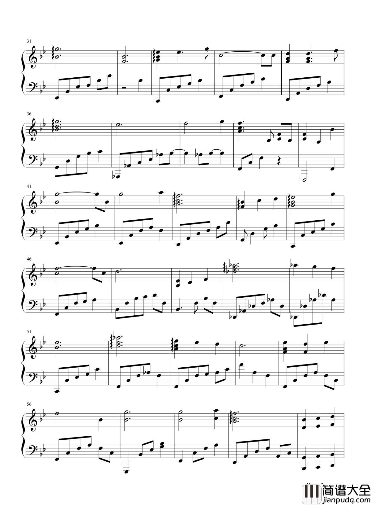 左耳钢琴谱_赵薇_很错等一等，前任也曾是对的人