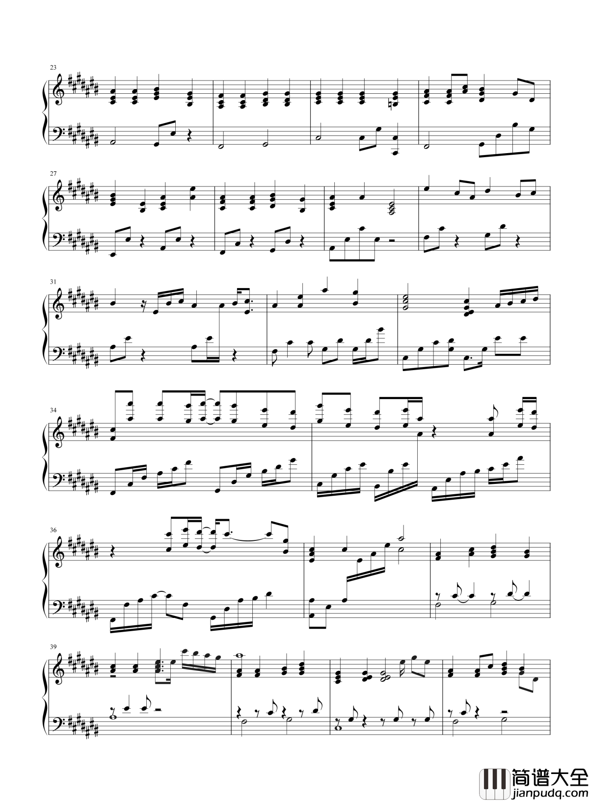 我本人钢琴谱_吴雨霏_我本人明白什么都总有限期