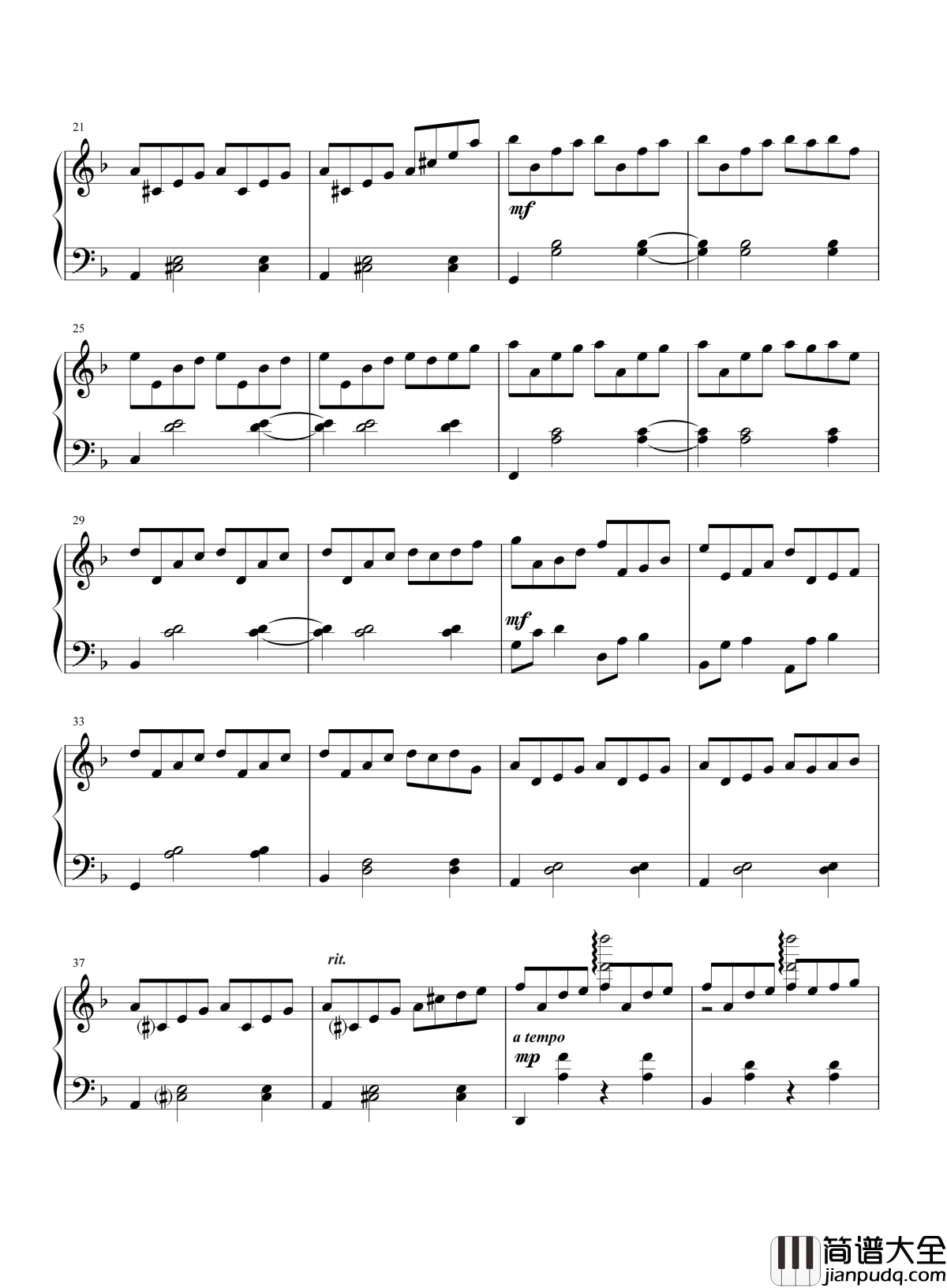 几度枫红钢琴谱_林海_生命的风华曾是，几度花开又几度花落