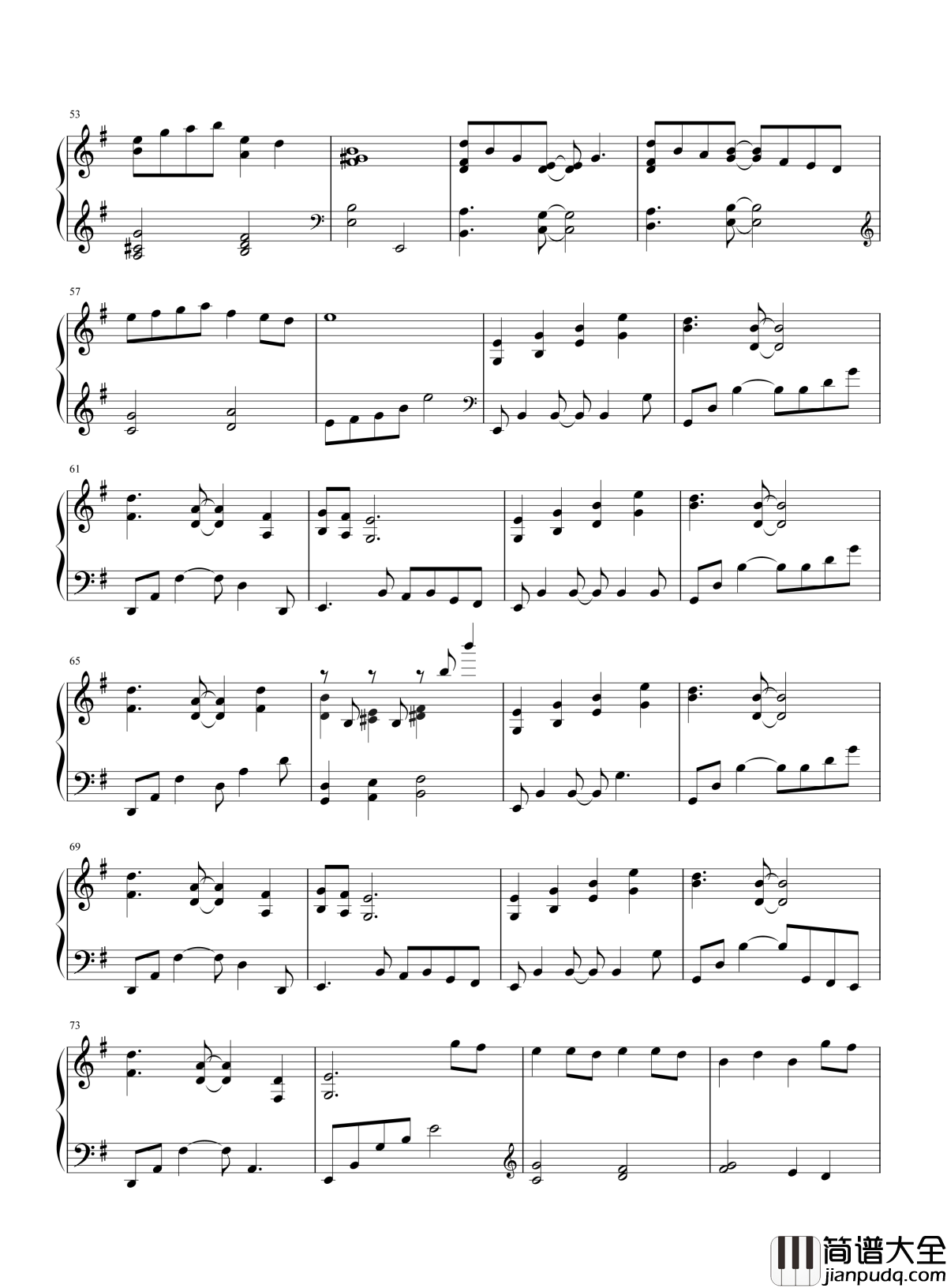 晨星钢琴谱_林海_音乐清轻如流水，是人世间最美的抒情