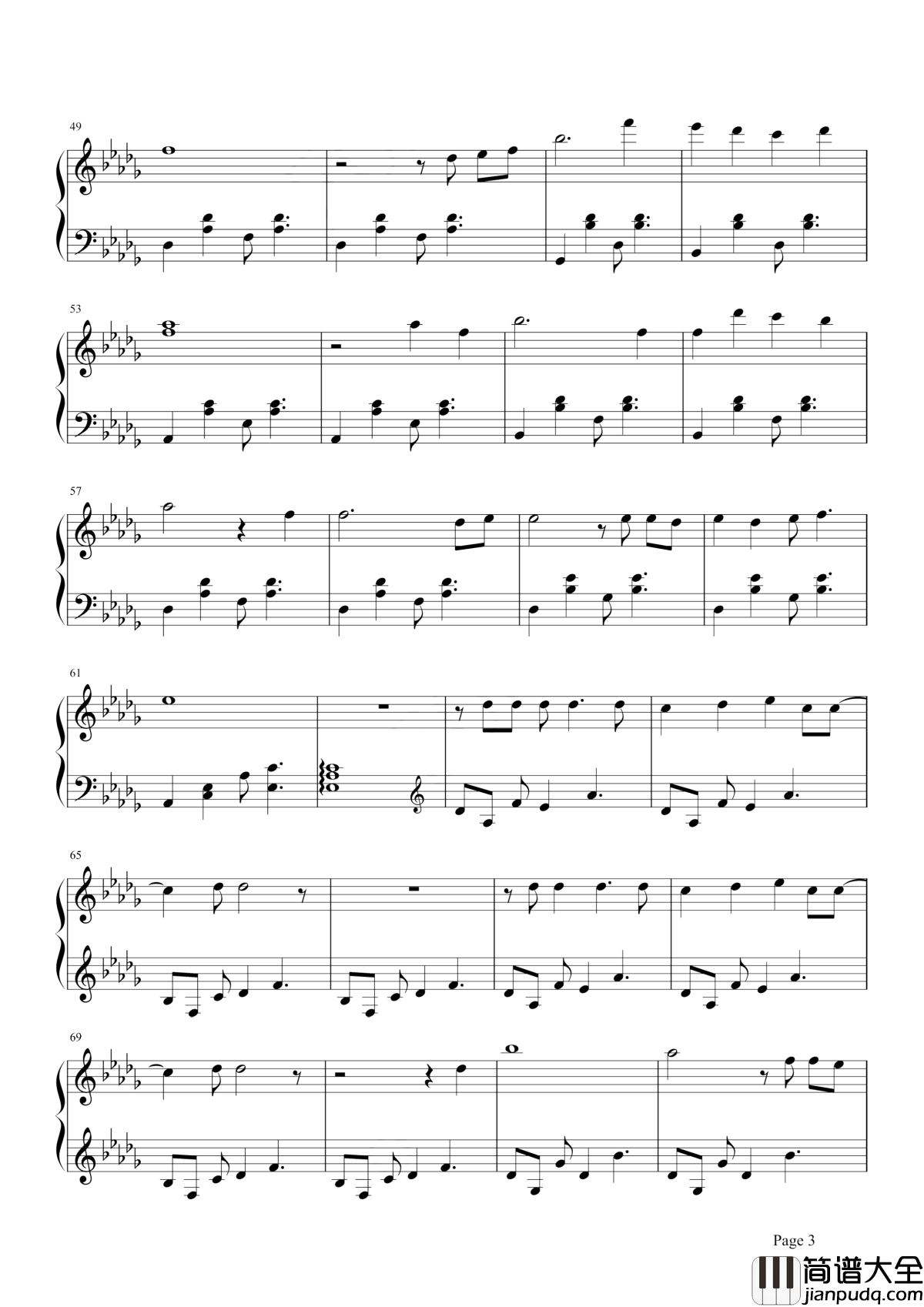 我们都是好孩子钢琴谱_王筝_依旧保持有儿时那颗快乐和纯净的内心