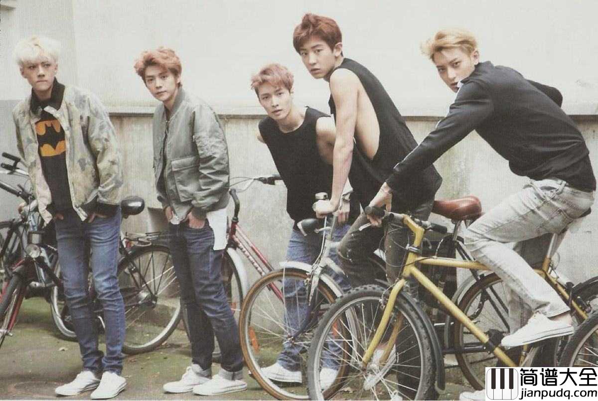 history钢琴谱_EXO_这一生我只要你做我的英雄