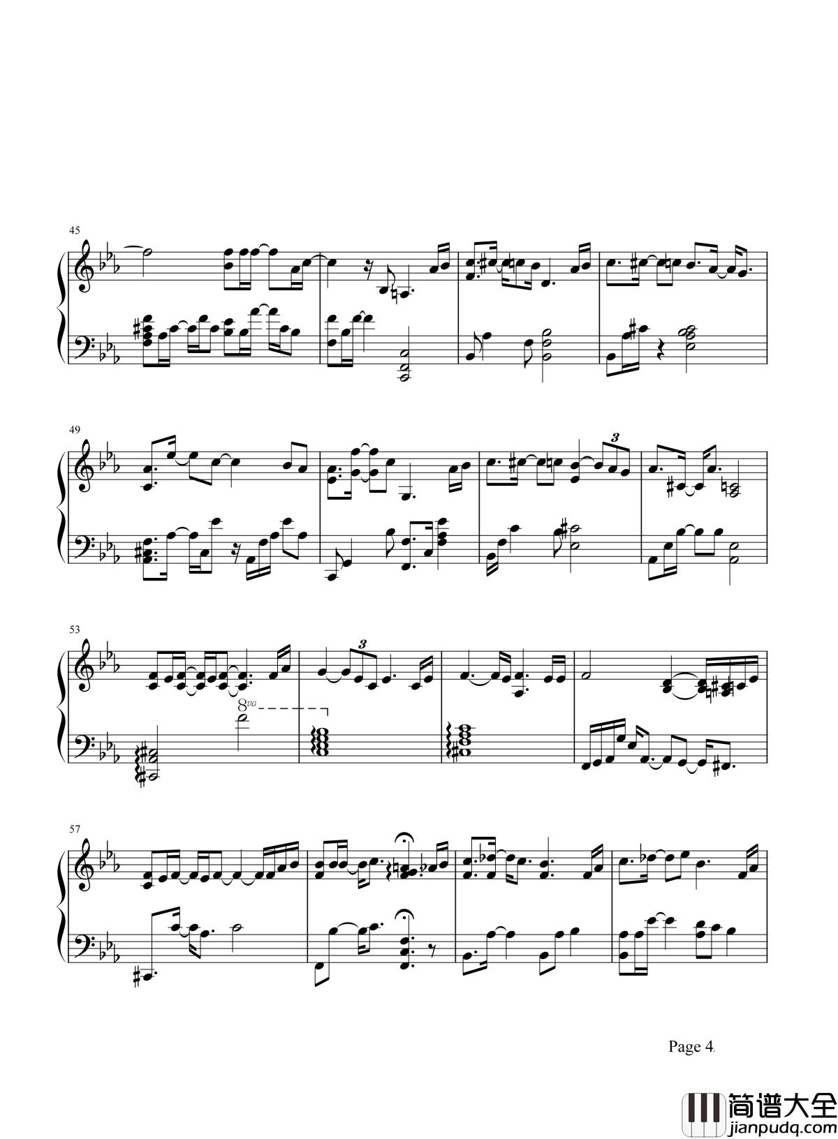 sing_fou_you_钢琴谱_EXO_我在未来等你且行且珍惜