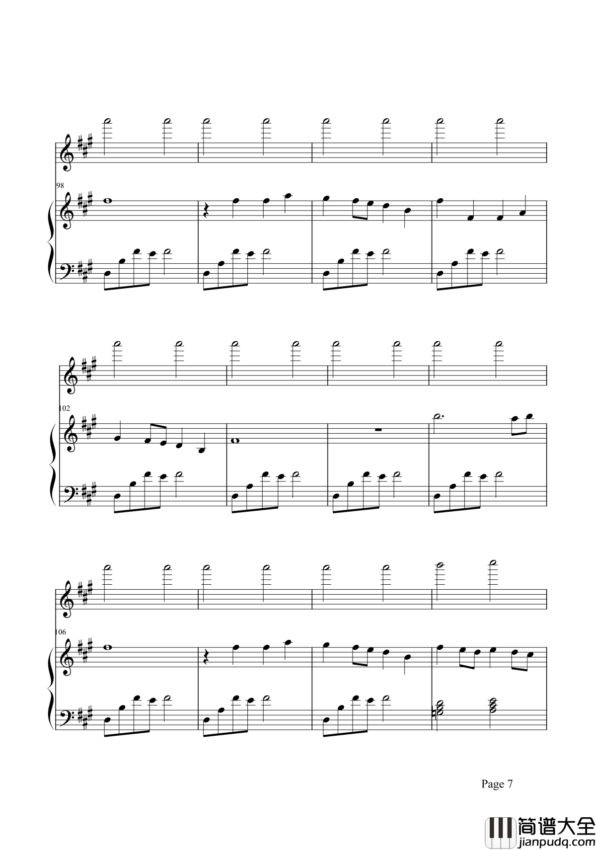 花儿落了钢琴谱_林海_花落了，忘记了，满怀感伤的眸，流出泪滴