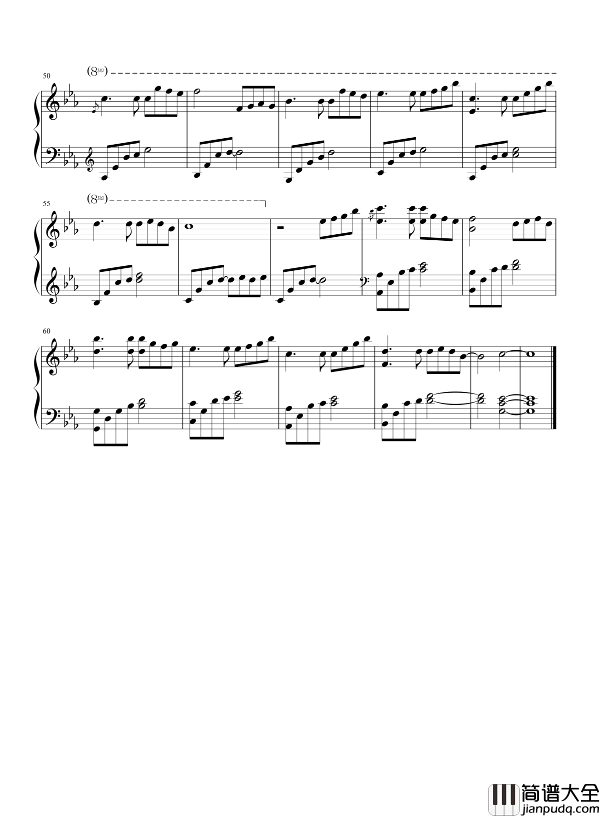 夜空的寂静钢琴谱_赵海洋_一首百听不厌的纯音乐