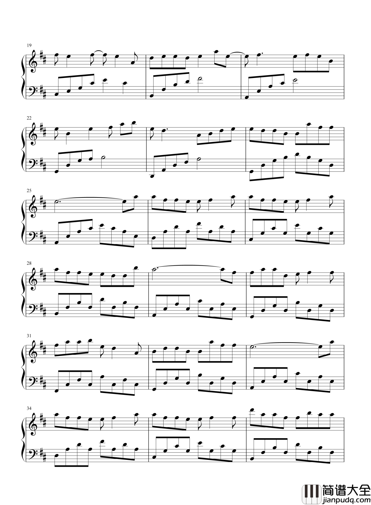 画中仙钢琴谱_金莎_你美的像泼墨画中的仙子