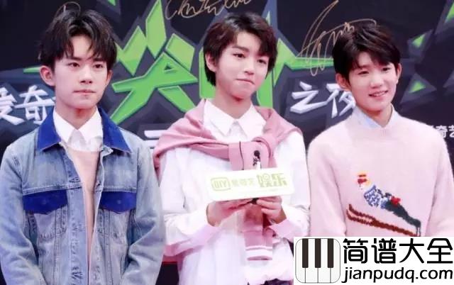 加油amigo钢琴谱_tfboys_曾经小小少年到如今风度翩翩