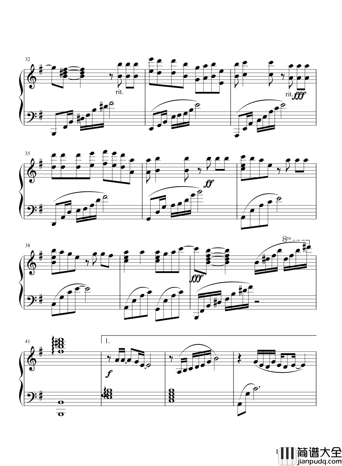 只要有你钢琴谱__孙楠｜我的未来，只要有你，一切都不是问题