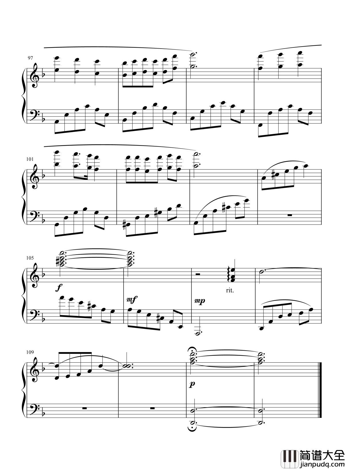 幸福相守钢琴谱_孙楠｜幸福不再遥远，幸福我们相守