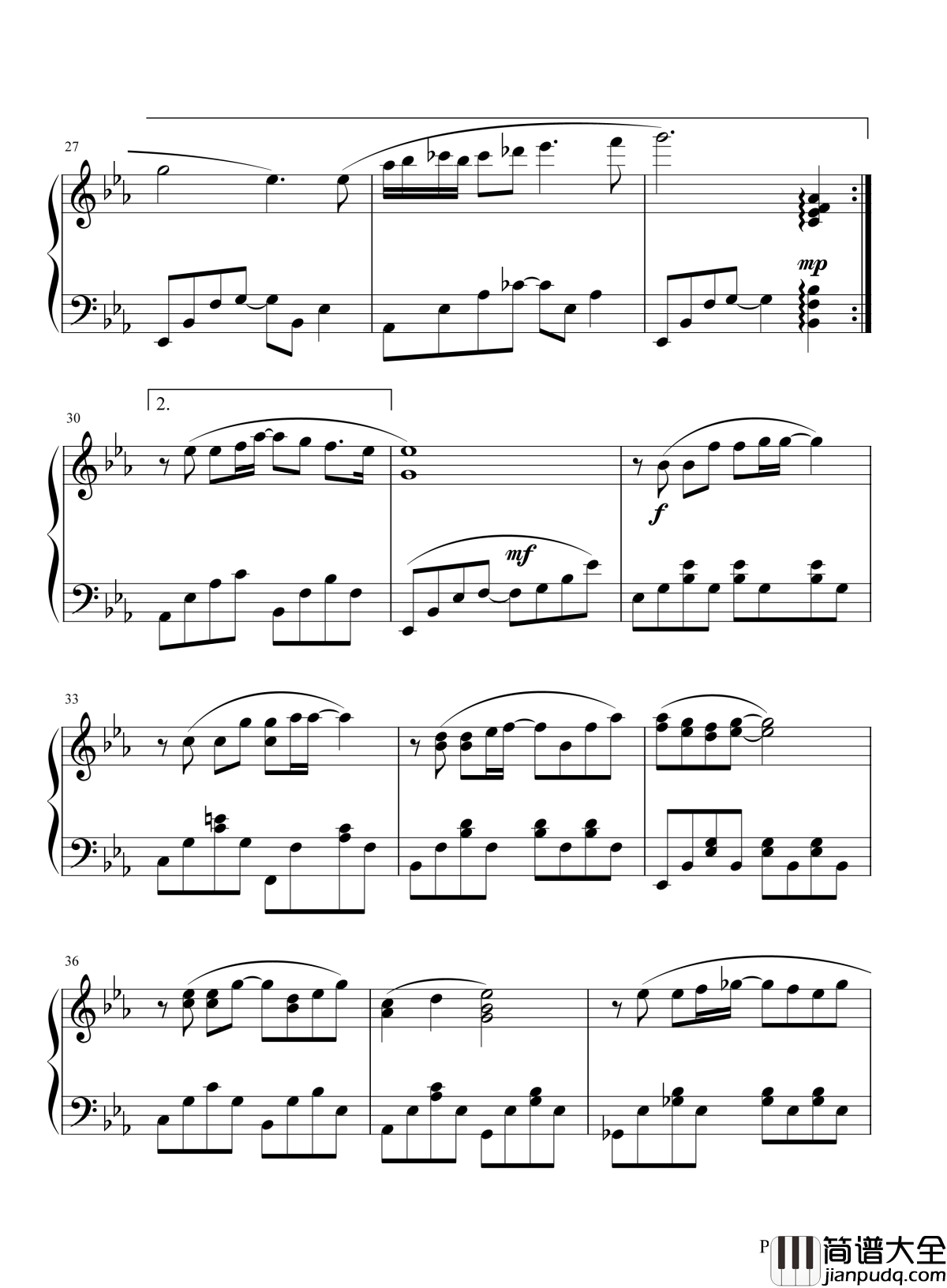 为爱说抱歉钢琴谱_孙楠_我曾深深流恋的却熬不过时间