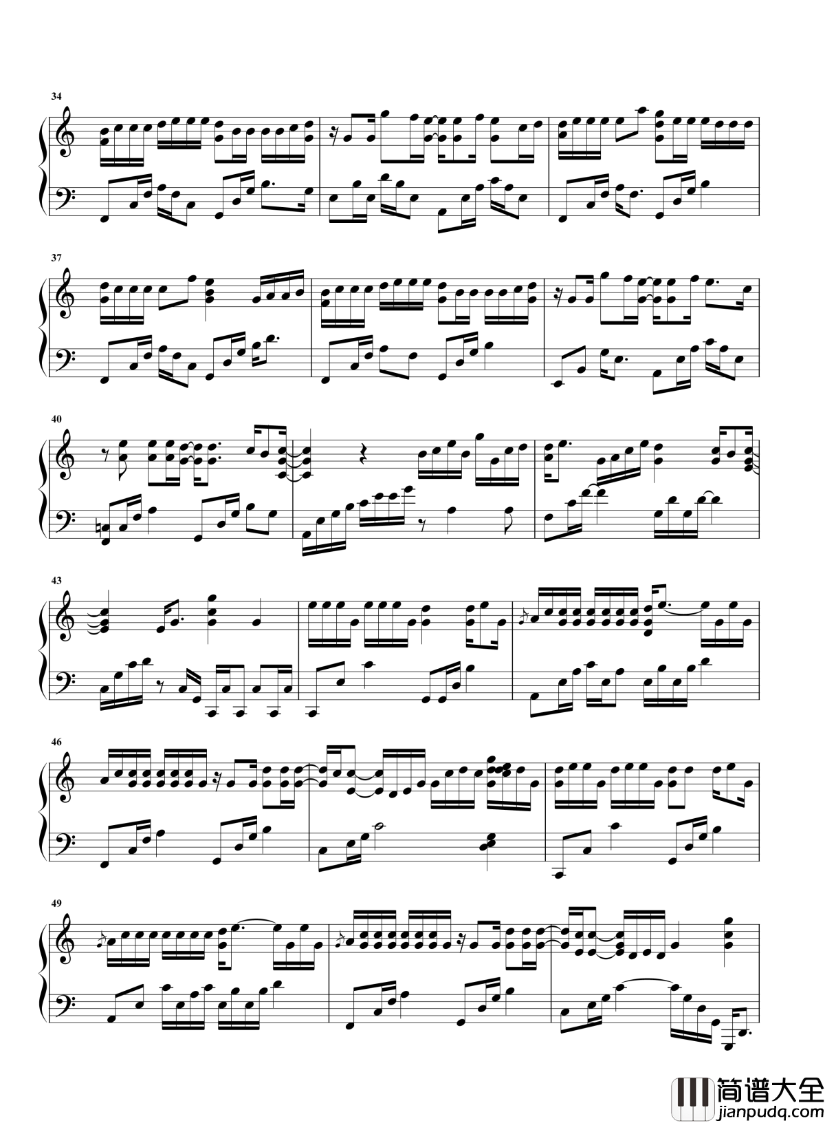 樱花樱花想见你钢琴谱_RSP__樱花樱花想见你,你在哪里?