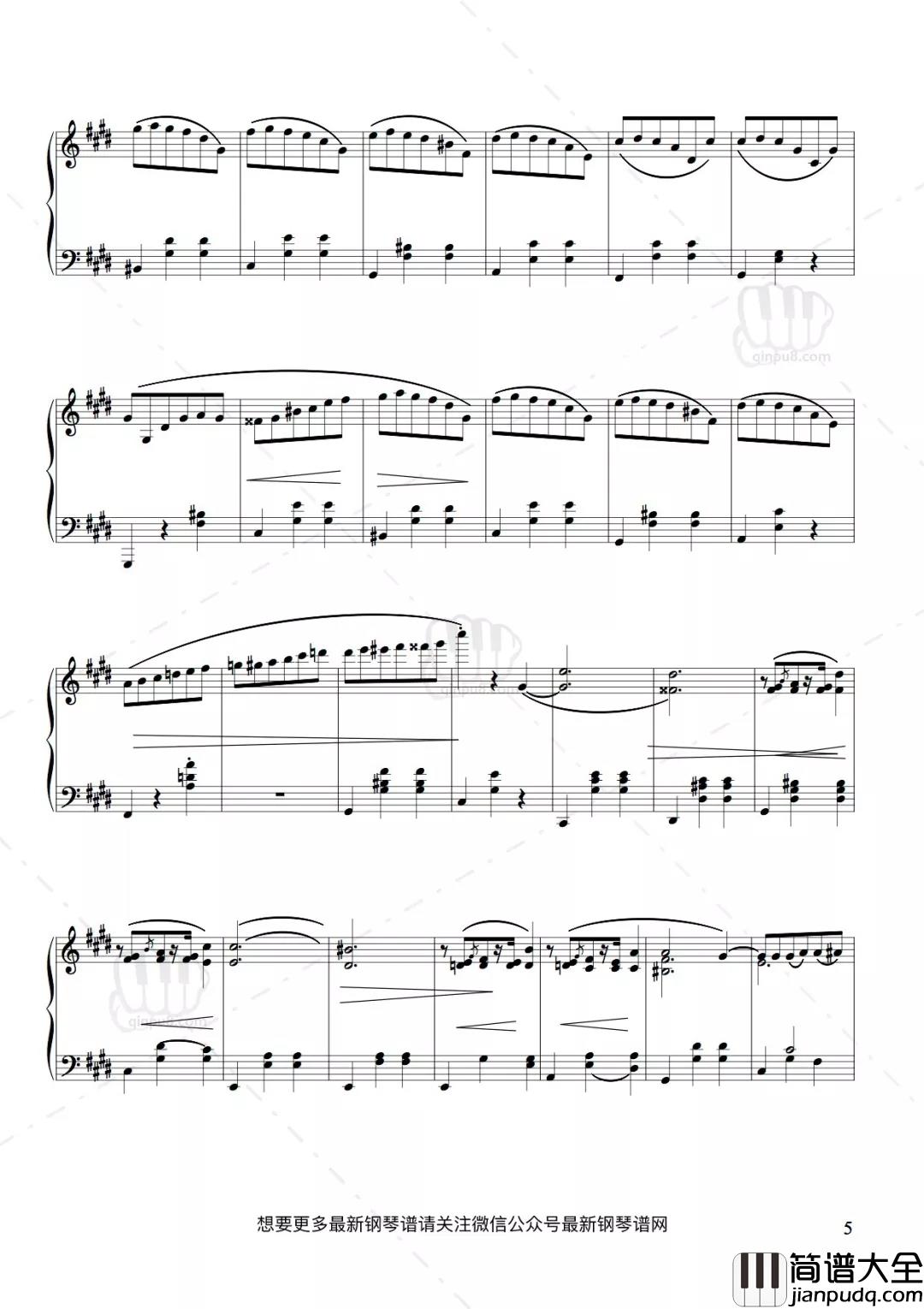 升C小调圆舞曲钢琴谱_肖邦背后的爱情故事_把思念与忧郁揉成天籁