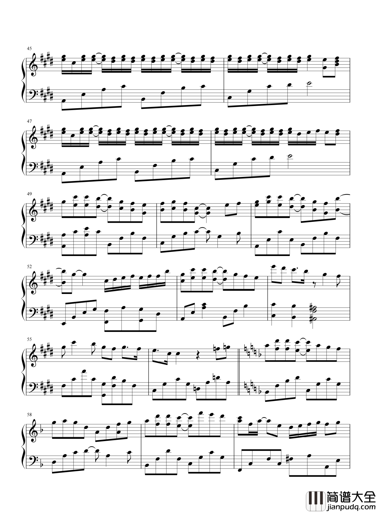 芊芊钢琴谱_CRITTY_/_Kasa_YAYA_绝唱一段芊芊爱无非看谁成茧